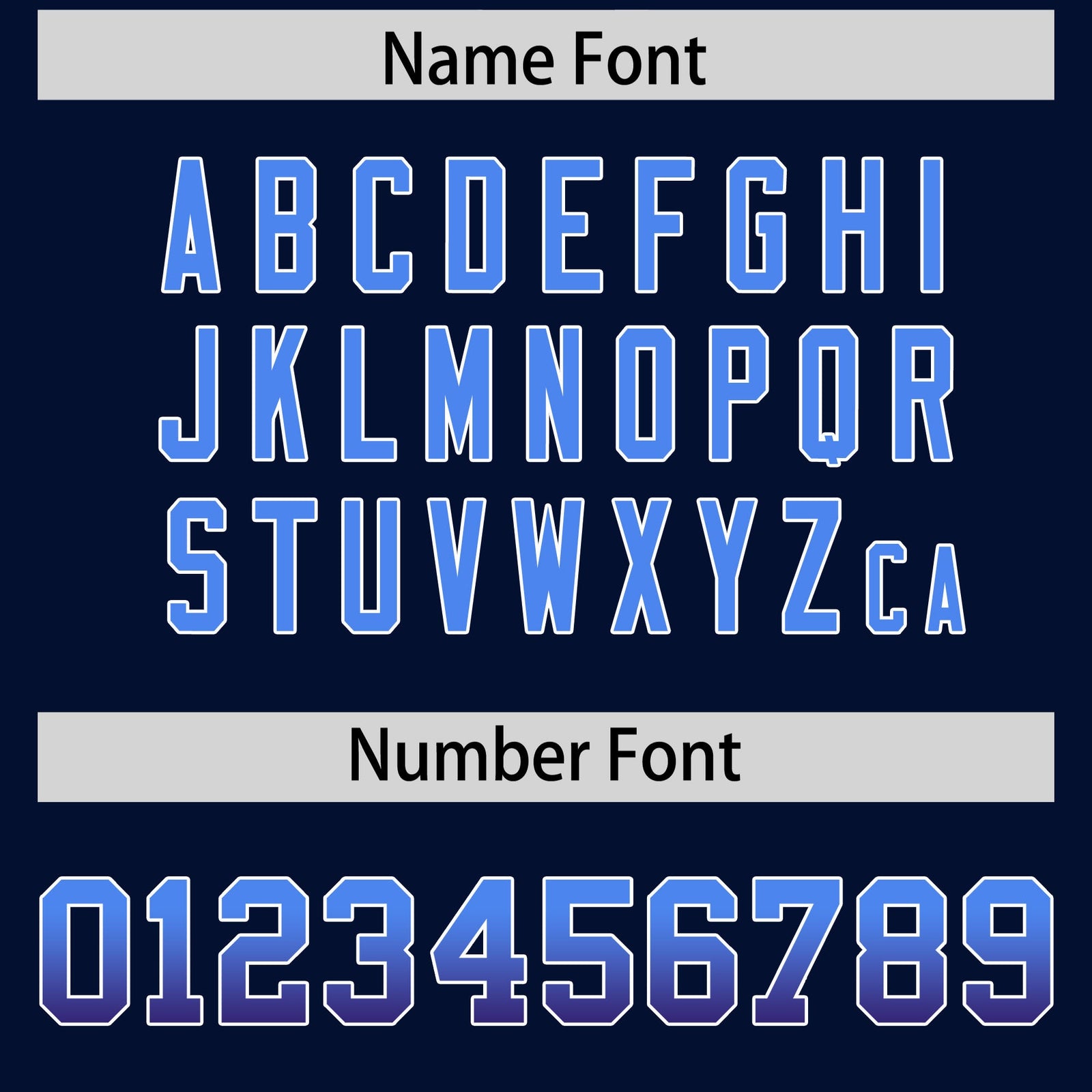 Custom Navy Powder Blue and Purple Sides Gradient Fashion Personalized Team Football Jersey