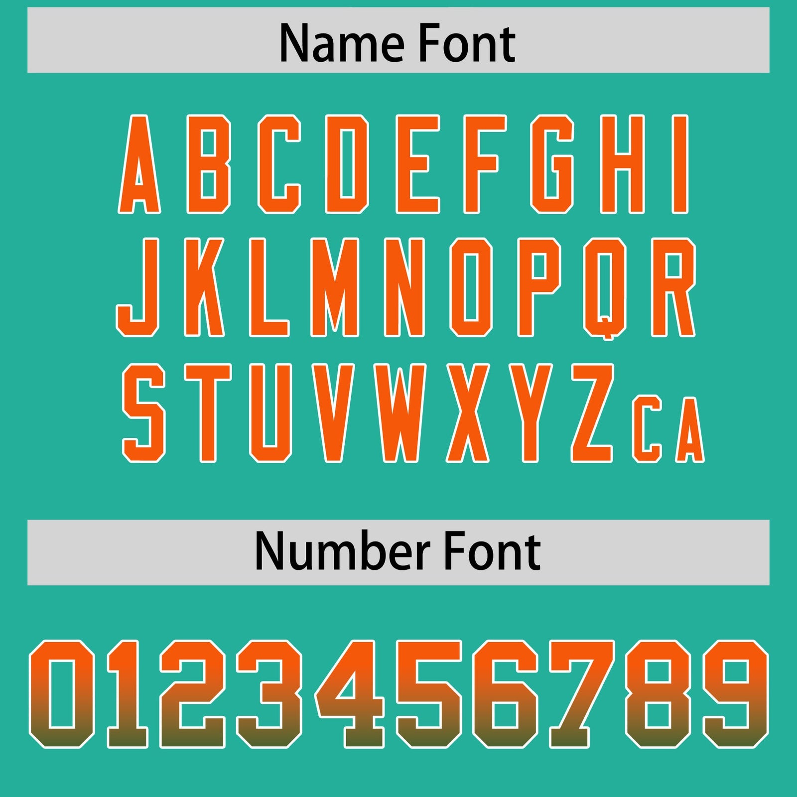 Custom Bright Green Orange and Kelly Green Sides Gradient Fashion Personalized Team Football Jersey