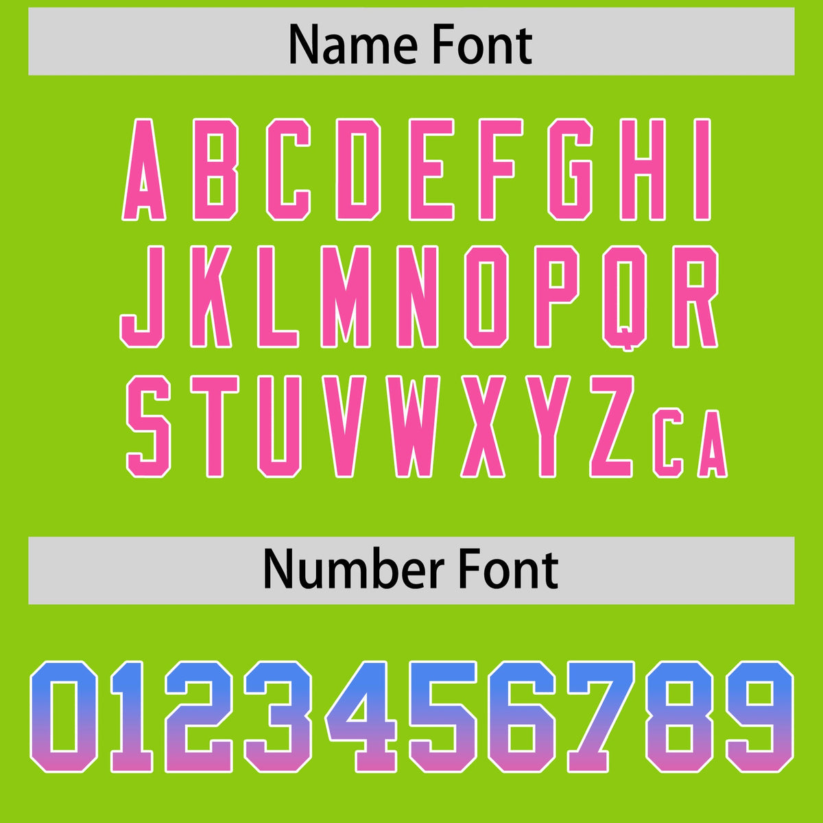 Custom Neon Green Powder Blue and Pink Sides Gradient Fashion Personalized Team Football Jersey