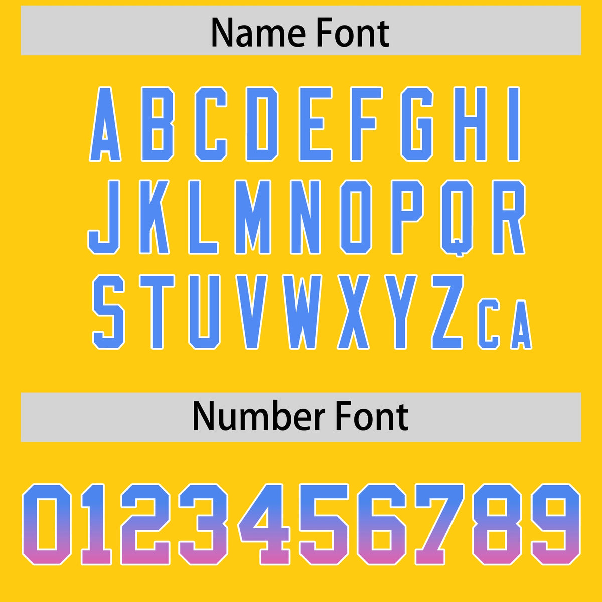 Custom Gold Powder Blue and Pink Sides Gradient Fashion Personalized Team Football Jersey