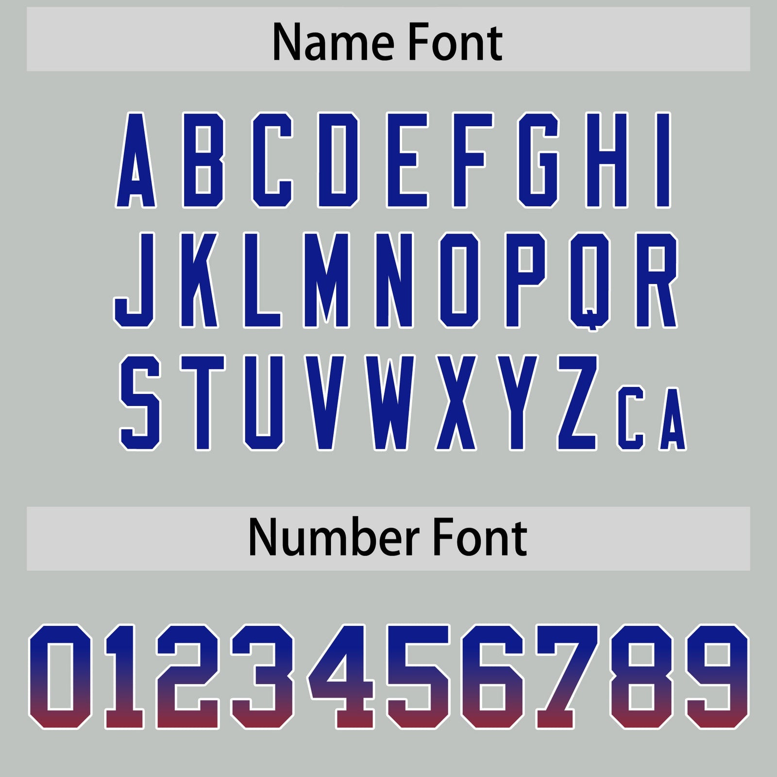 Custom Gray Royal and Red Sides Gradient Fashion Personalized Team Football Jersey