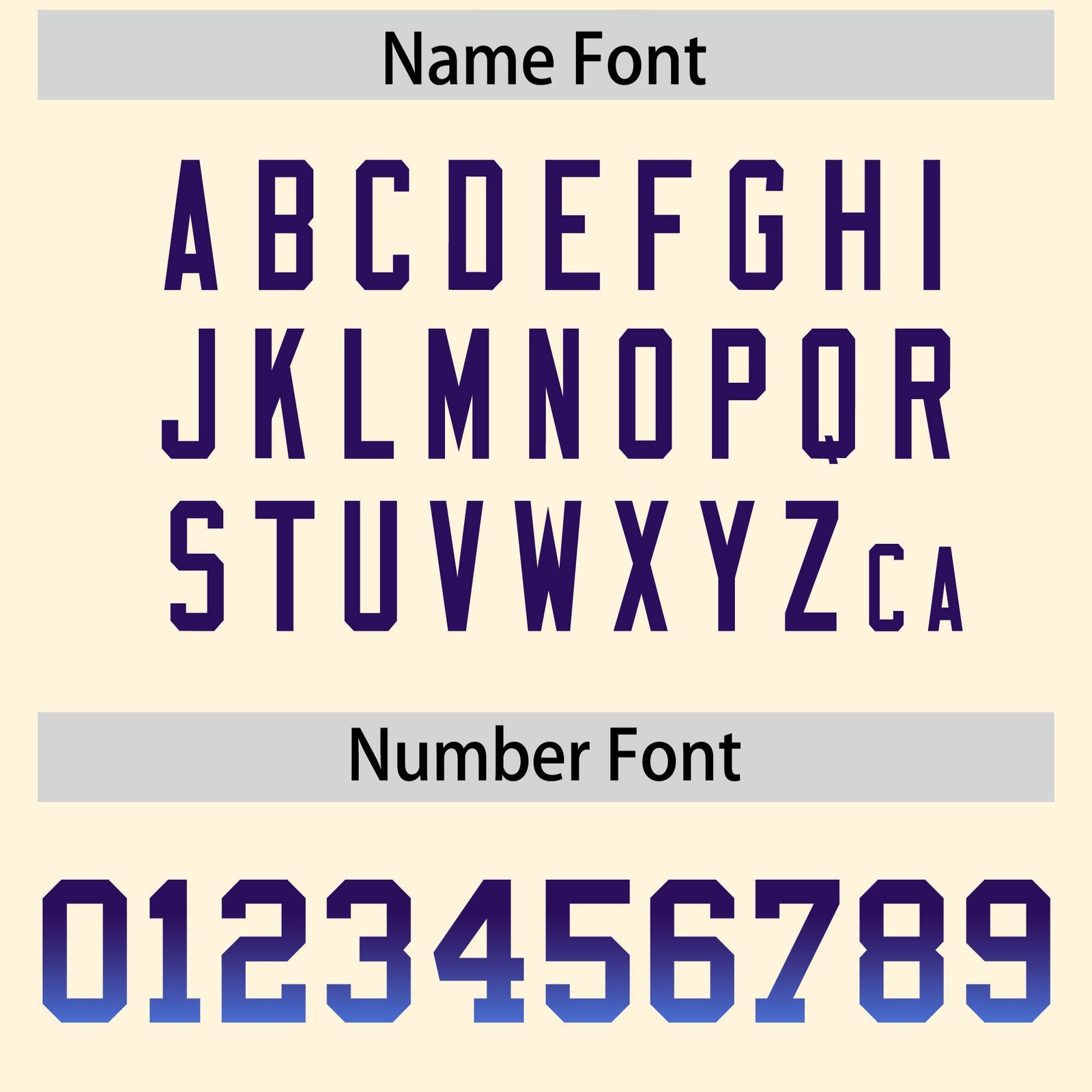 Custom Cream Purple and Powder Blue Sides Gradient Fashion Personalized Team Football Jersey