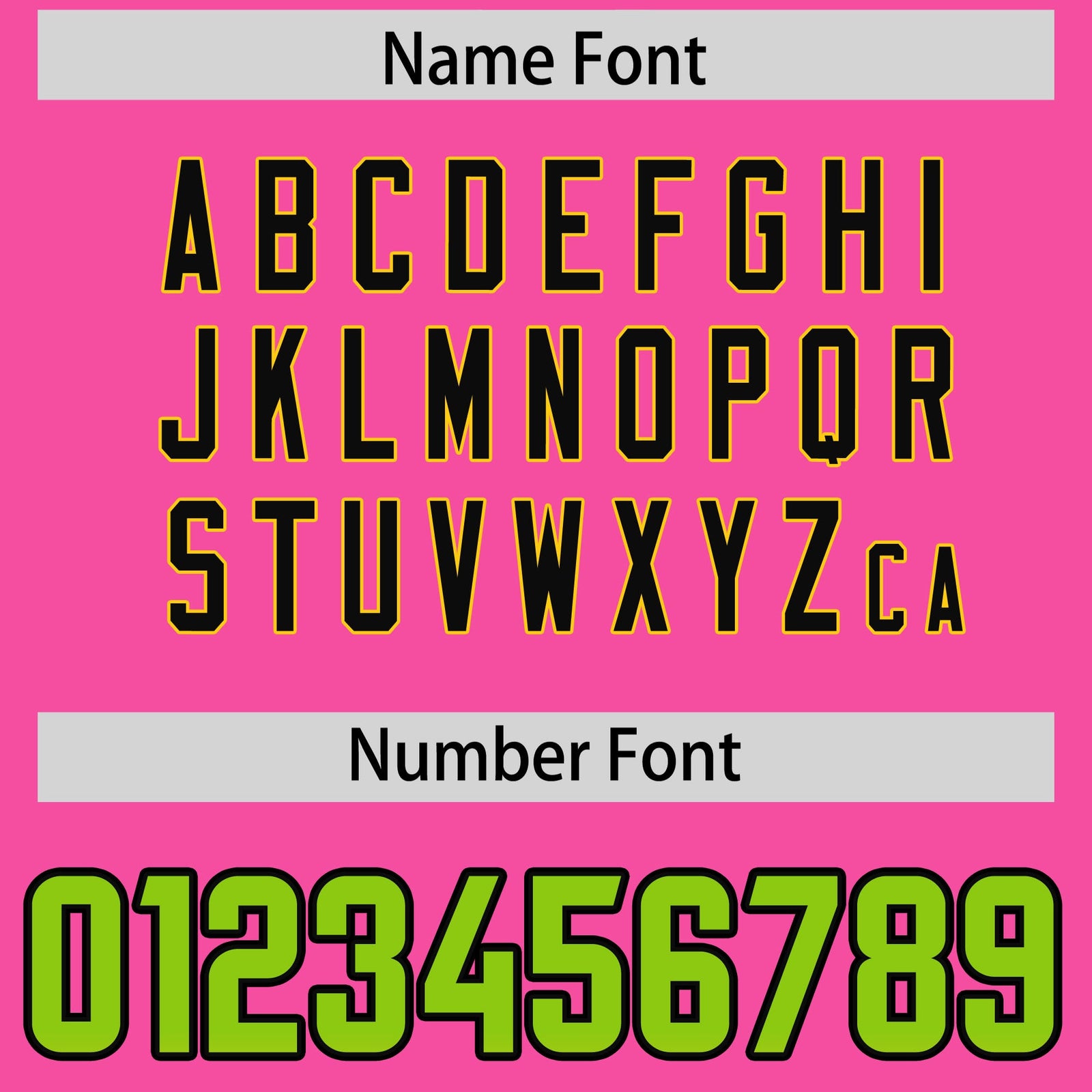 Custom Pink Neon Green and Gold Sides Gradient Fashion Personalized Team Football Jersey