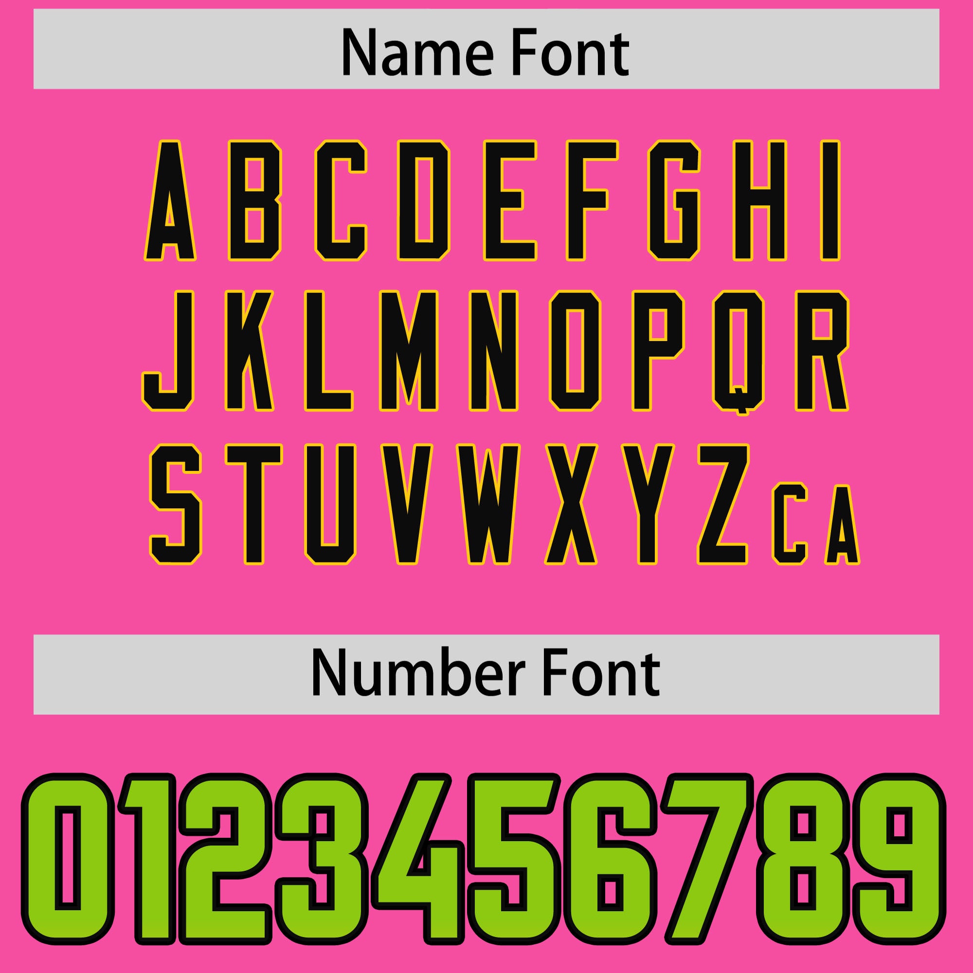 Custom Pink Neon Green and Gold Sides Gradient Fashion Personalized Team Football Jersey