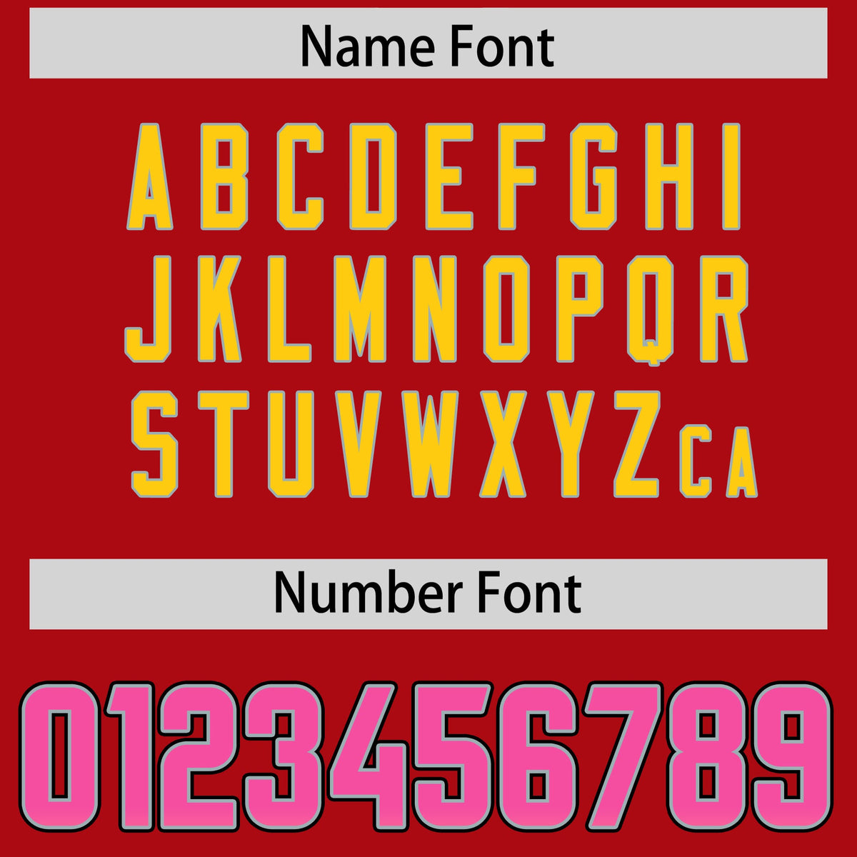 Custom Red Pink and Gold Sides Gradient Fashion Personalized Team Football Jersey