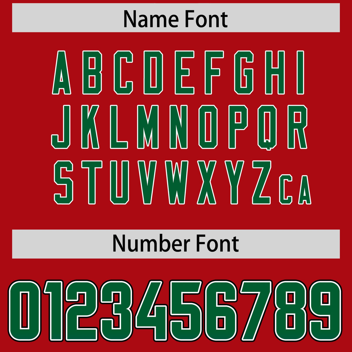 Custom Red Kelly Green and Royal Sides Gradient Fashion Personalized Team Football Jersey