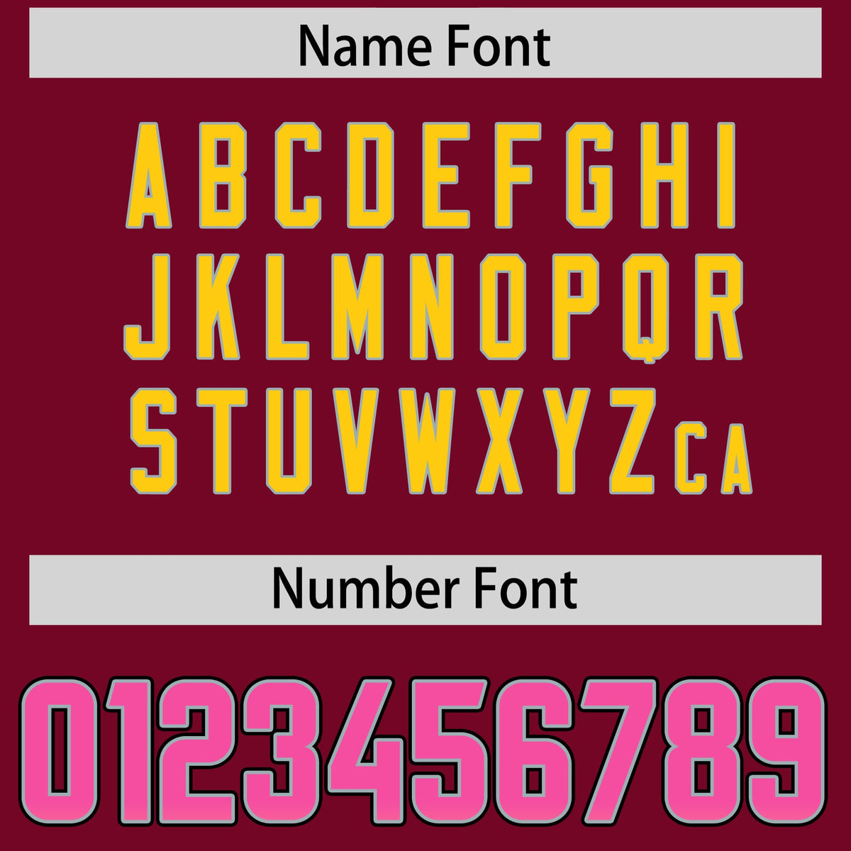 Custom Cardinal Pink and Gold Sides Gradient Fashion Personalized Team Football Jersey