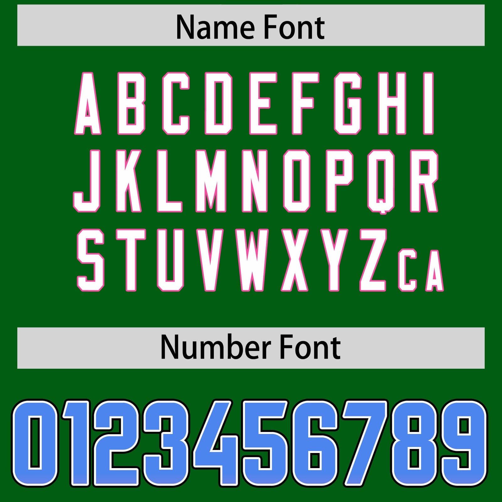 Custom Kelly Green Powder Blue and Pink Sides Gradient Fashion Personalized Team Football Jersey