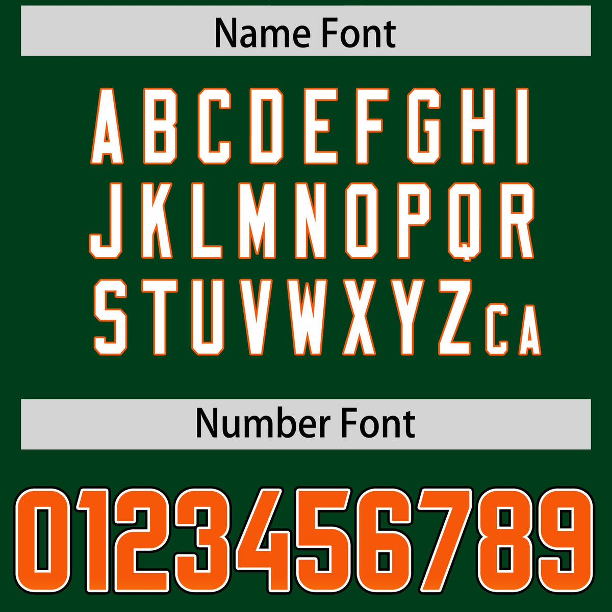 Custom Green Orange and Gold Sides Gradient Fashion Personalized Team Football Jersey