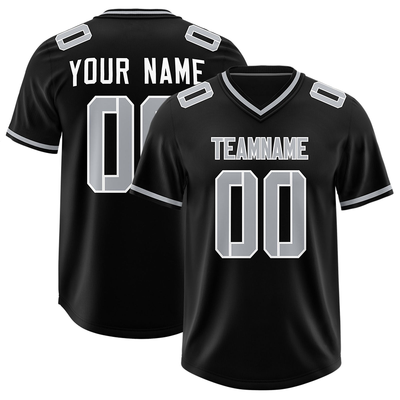 Custom Black Classic Style American Football Jerseys