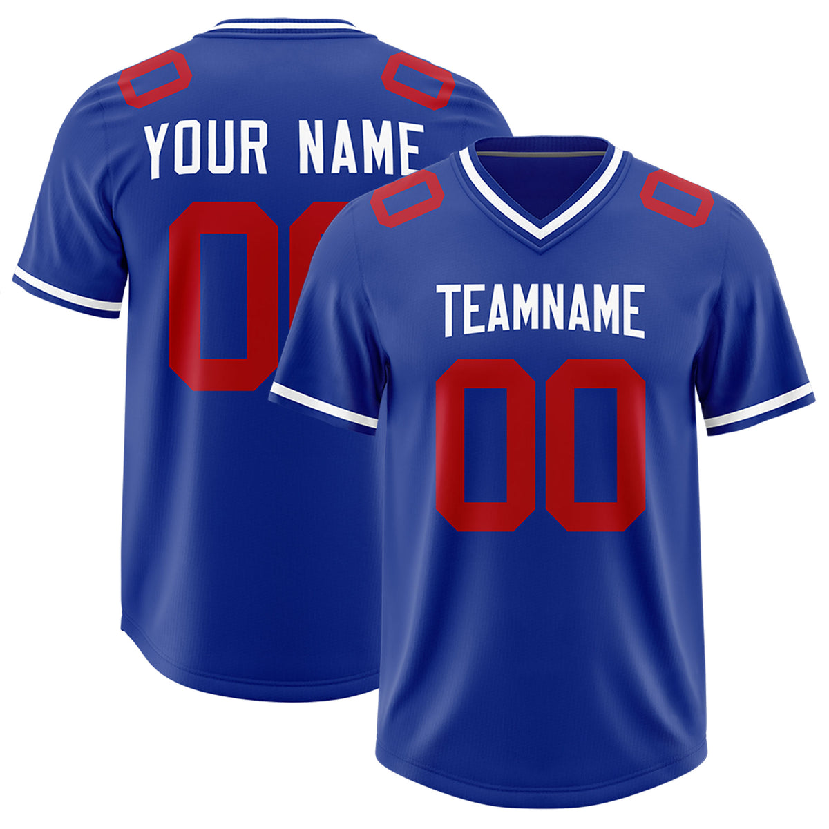 Custom Royal Classic Style American Football Jerseys