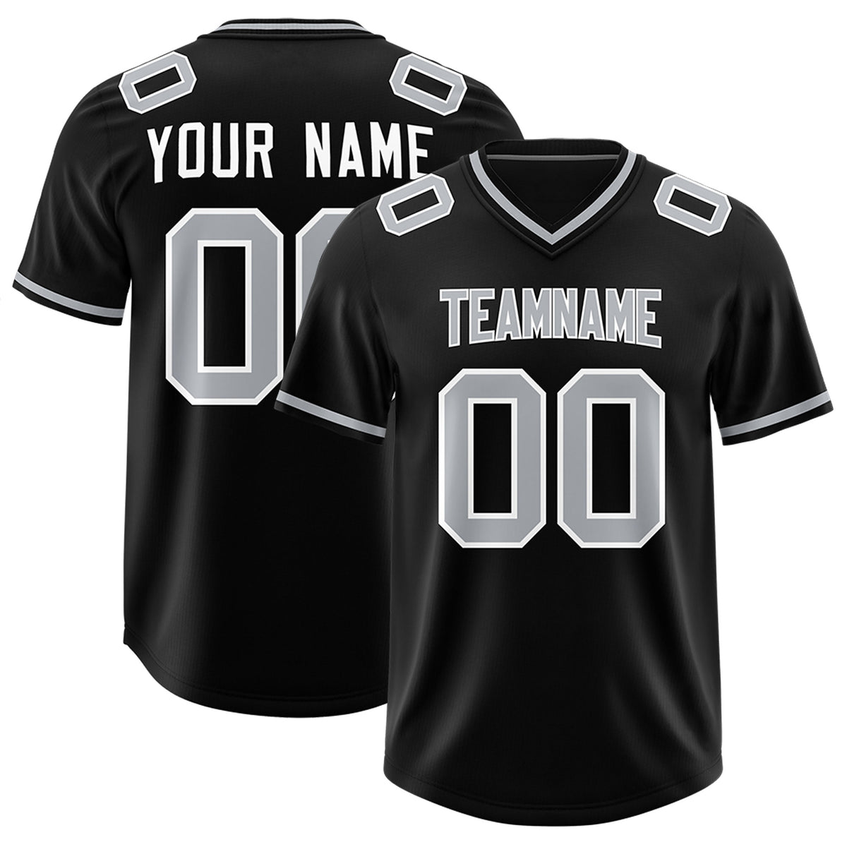Custom Black Classic Style American Football Jerseys