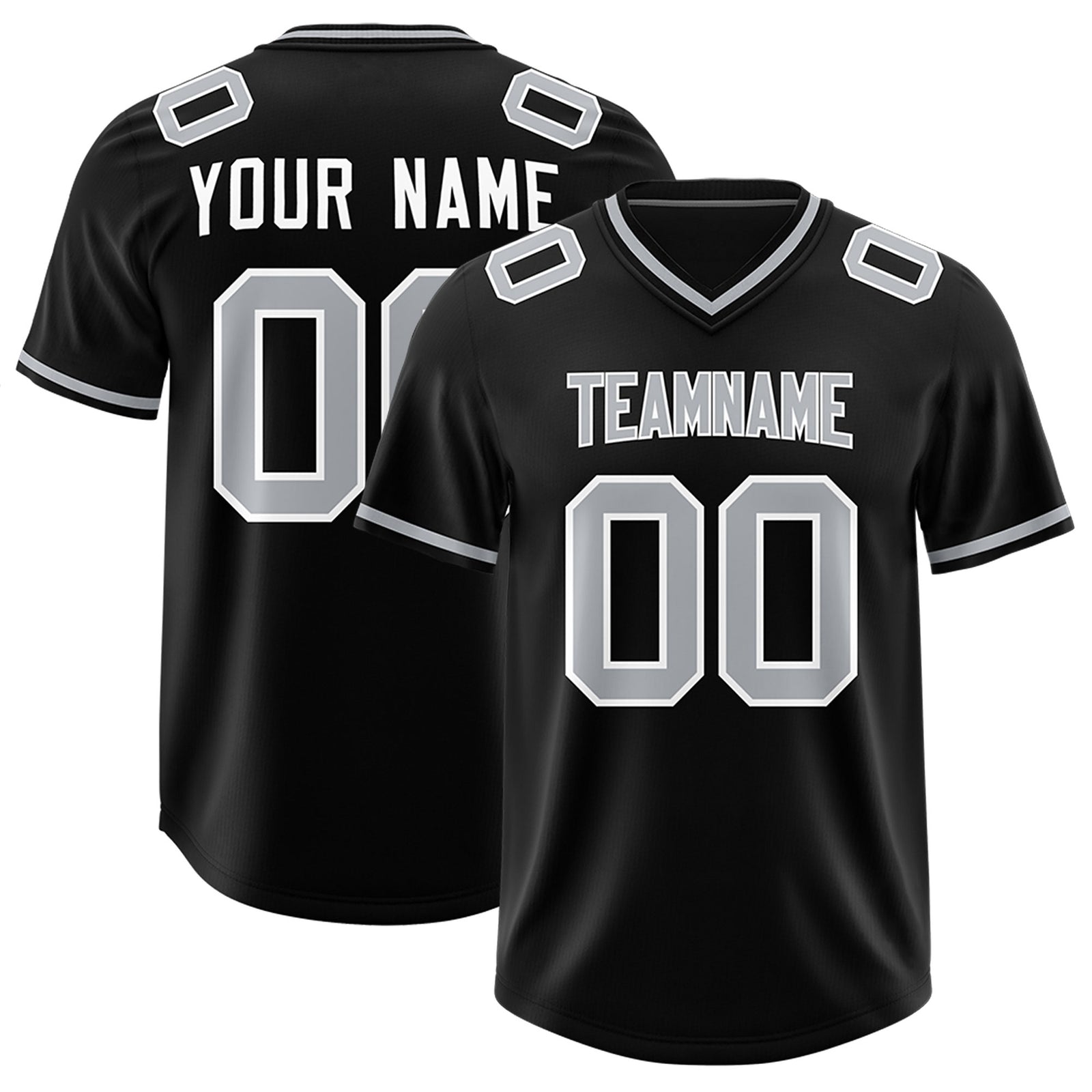 Custom Black Classic Style American Football Jerseys
