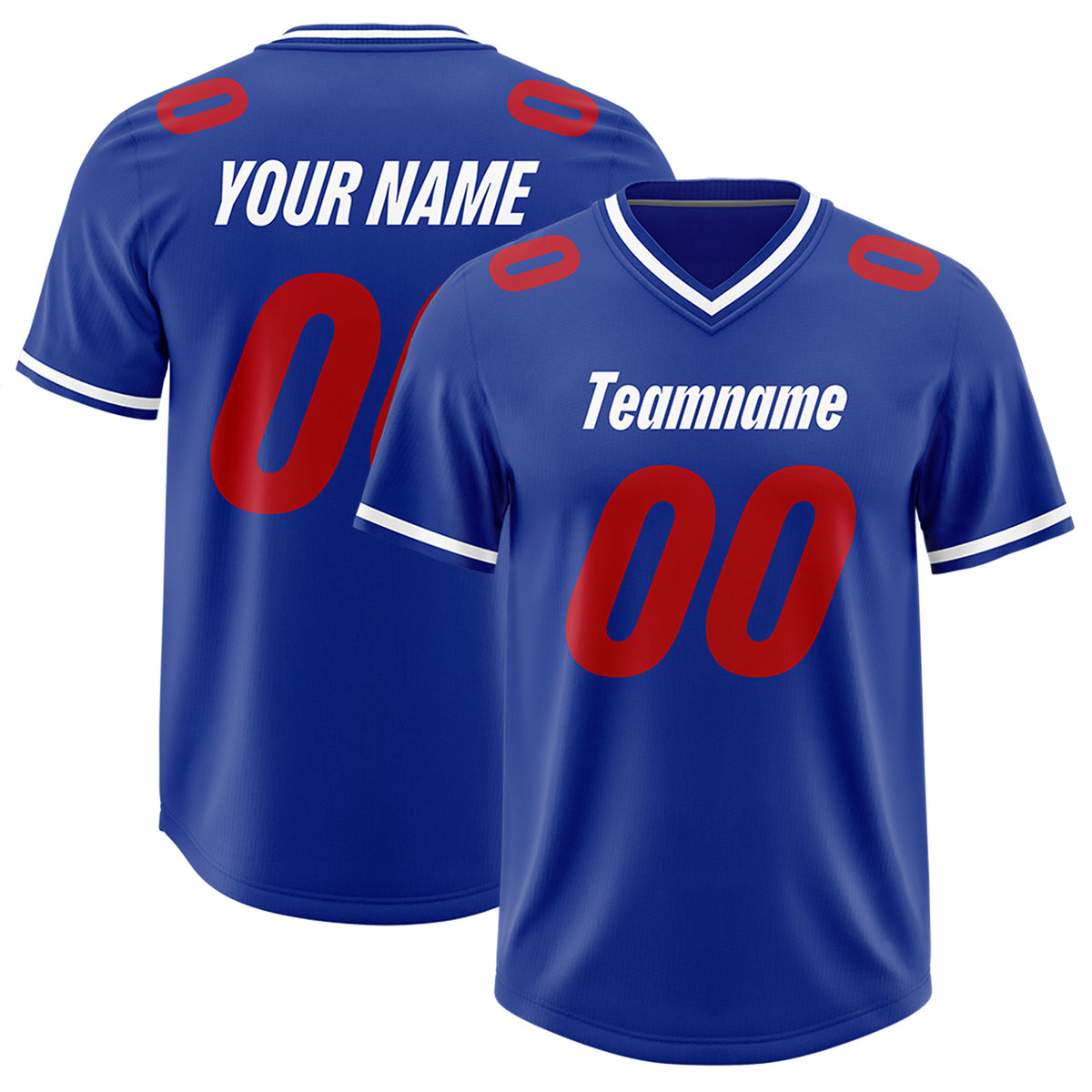Custom Royal Classic Style American Football Jerseys