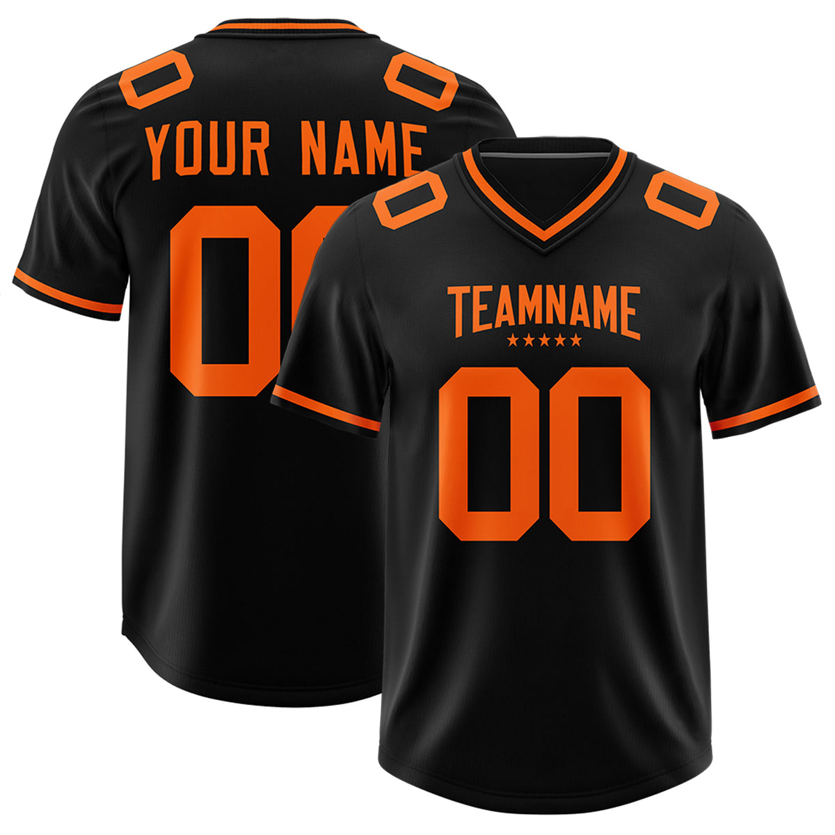 Custom Black Classic American Football Jerseys