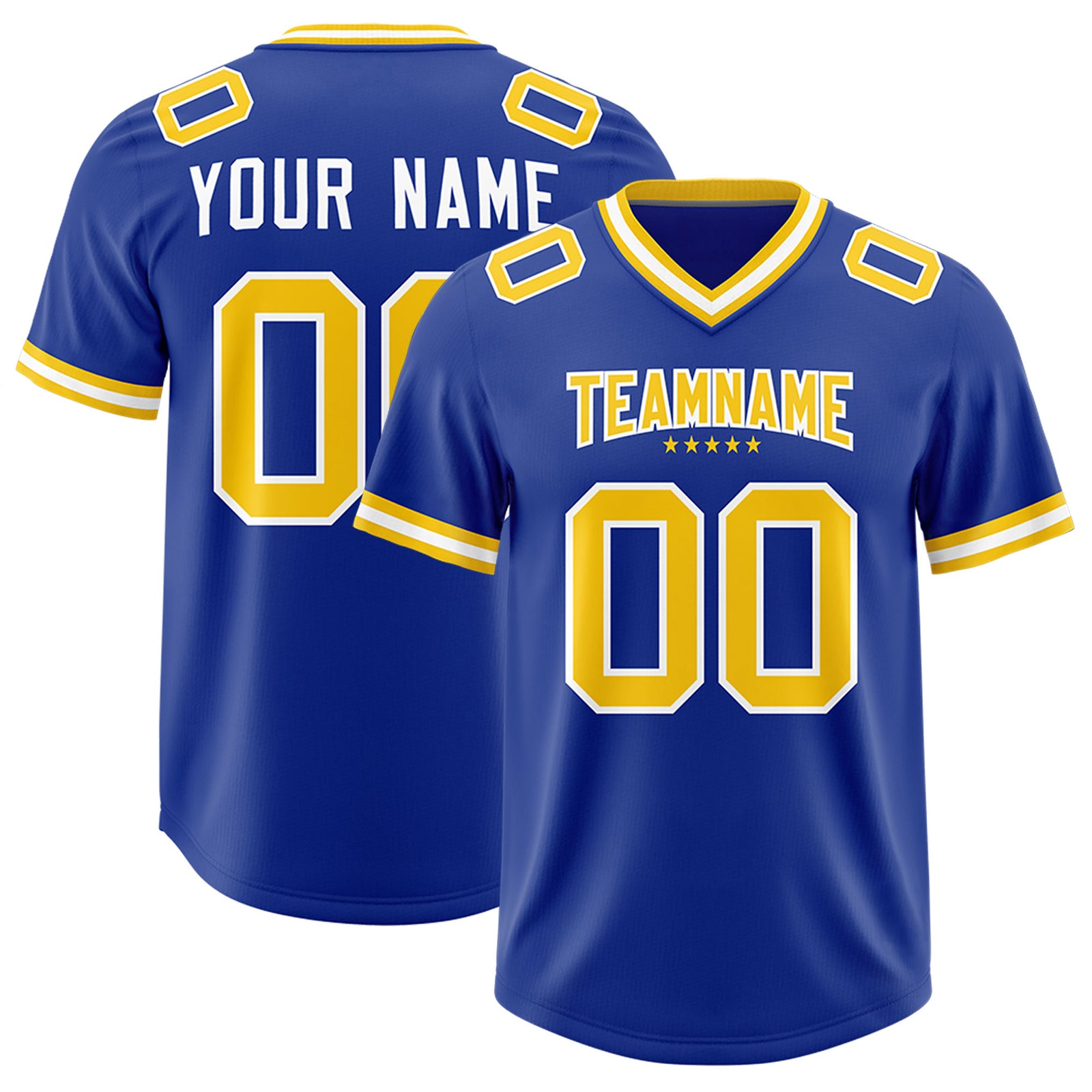 Custom Royal Classic American Football Jerseys
