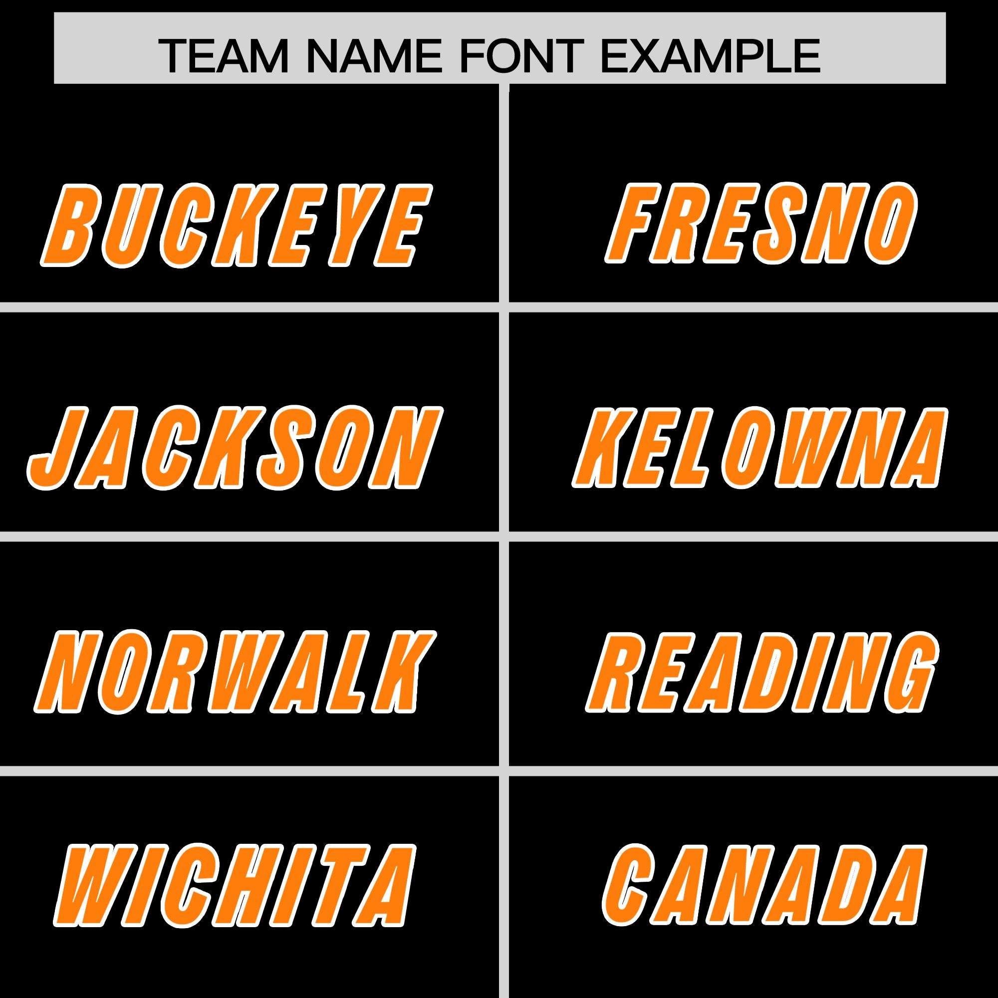 Custom Black Orange Personalized Star Pattern Raglan Sleeves Authentic Football Jersey