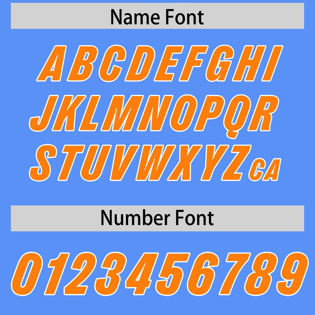 Custom Powder Blue Orange Personalized Star Pattern Raglan Sleeves Authentic Football Jersey