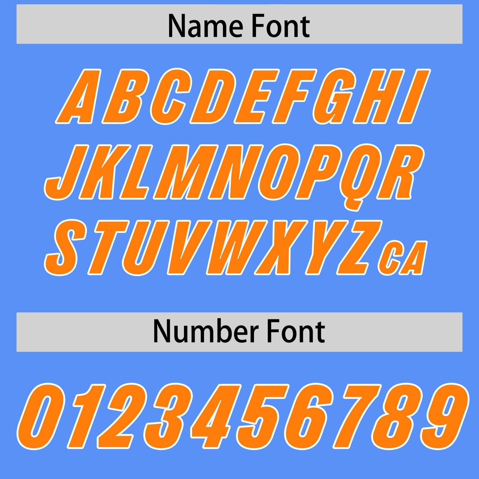 Custom Powder Blue Orange Personalized Star Pattern Raglan Sleeves Authentic Football Jersey