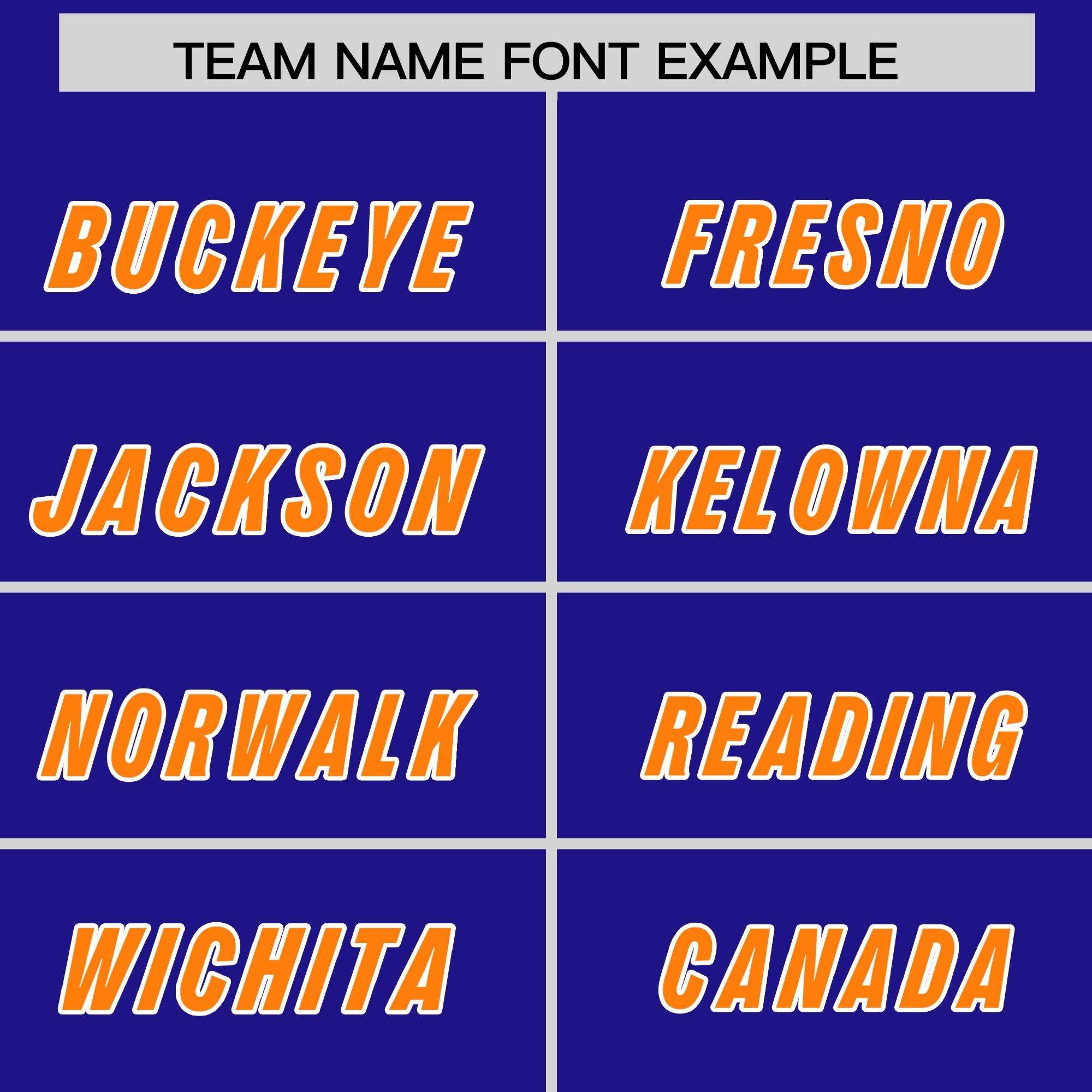Custom Royal Orange Personalized Star Pattern Raglan Sleeves Authentic Football Jersey