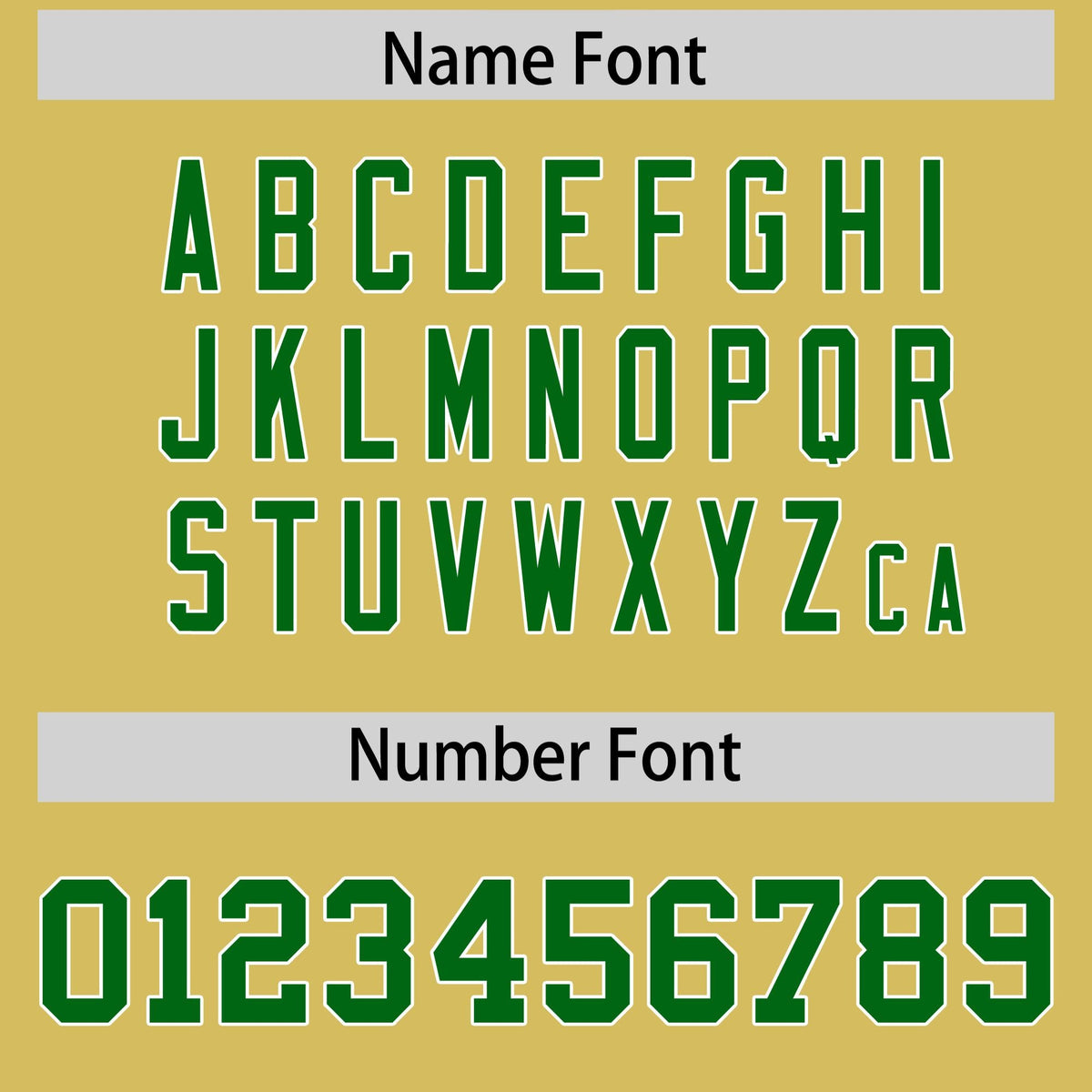 Custom Old Gold Kelly Green Personalized Star Pattern Raglan Sleeves Authentic Football Jersey