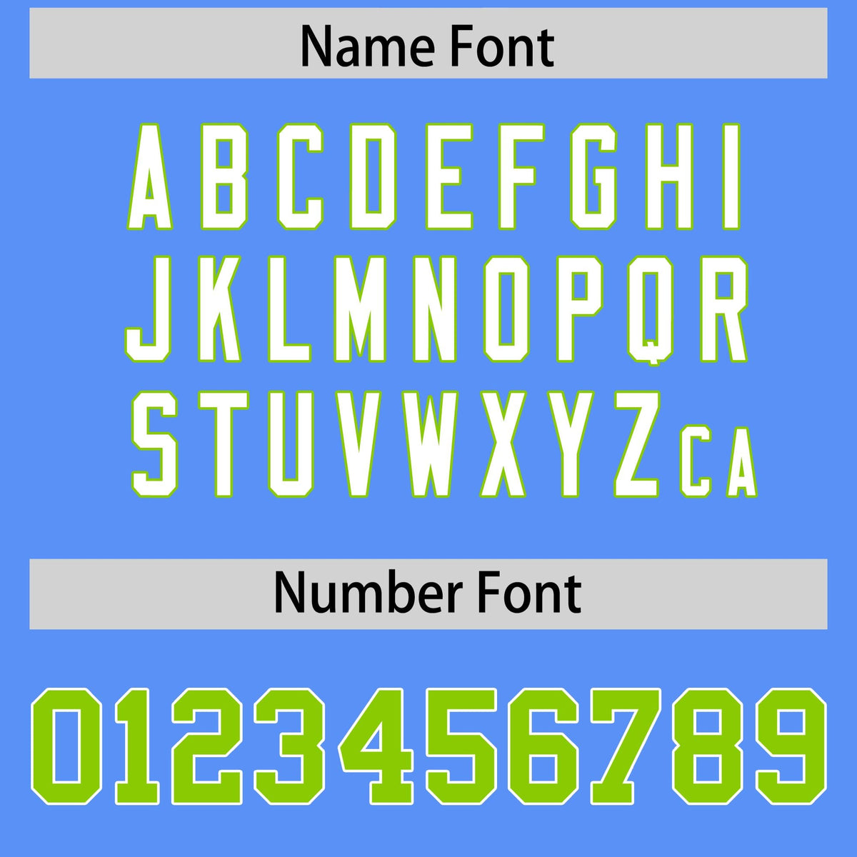 Custom Powder Blue Neon Green Personalized Star Pattern Raglan Sleeves Authentic Football Jersey