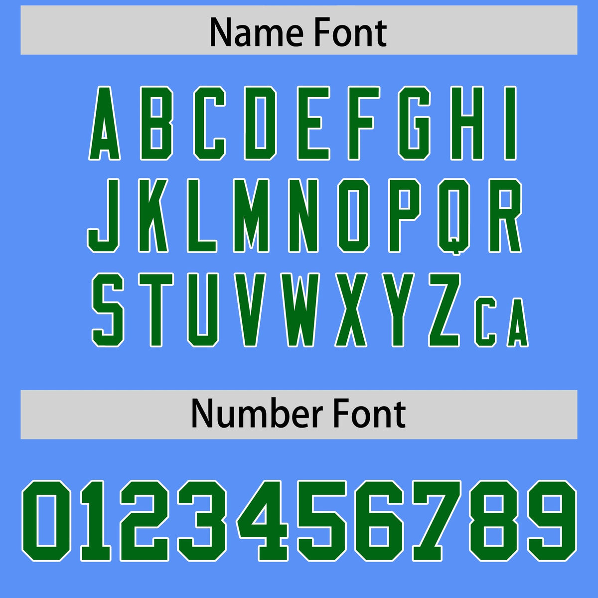 Custom Powder Blue Kelly Green Personalized Star Pattern Raglan Sleeves Authentic Football Jersey