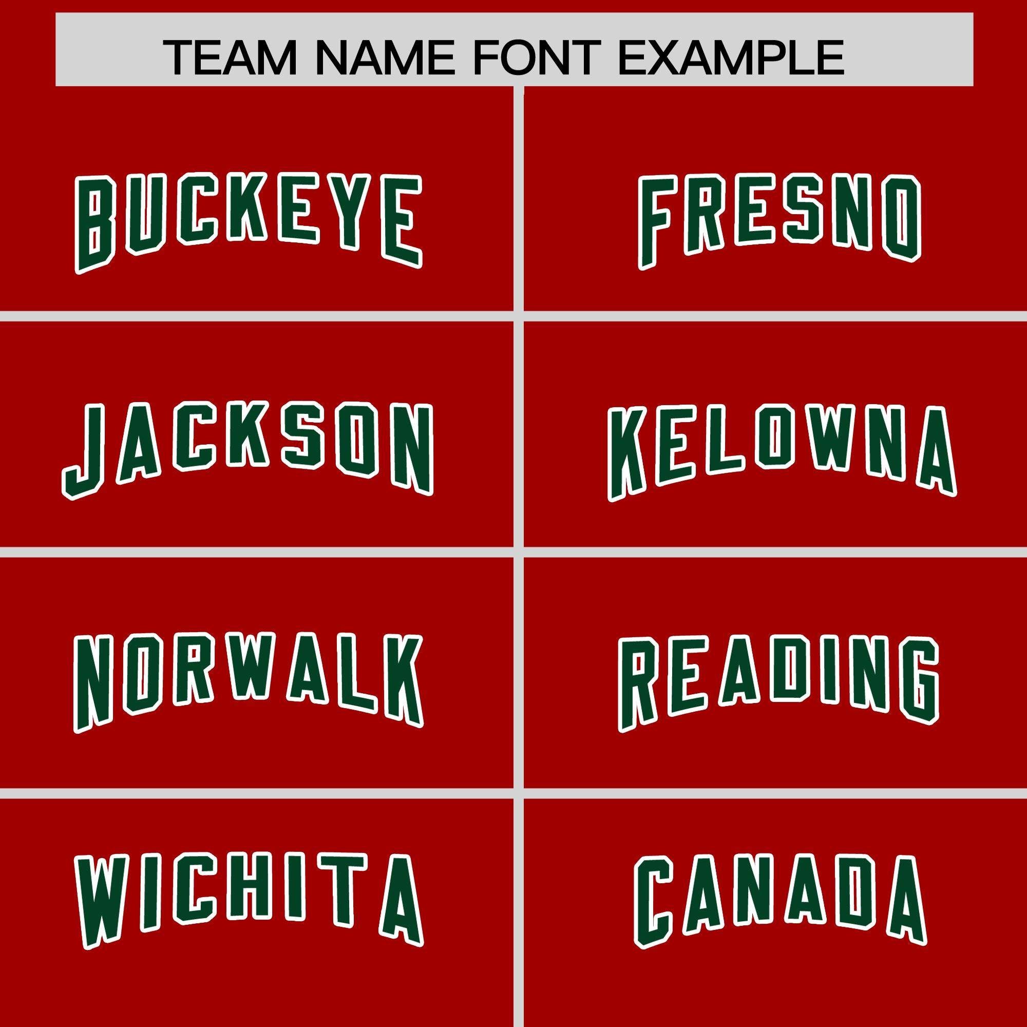 Custom Red Green Personalized Star Pattern Raglan Sleeves Authentic Football Jersey