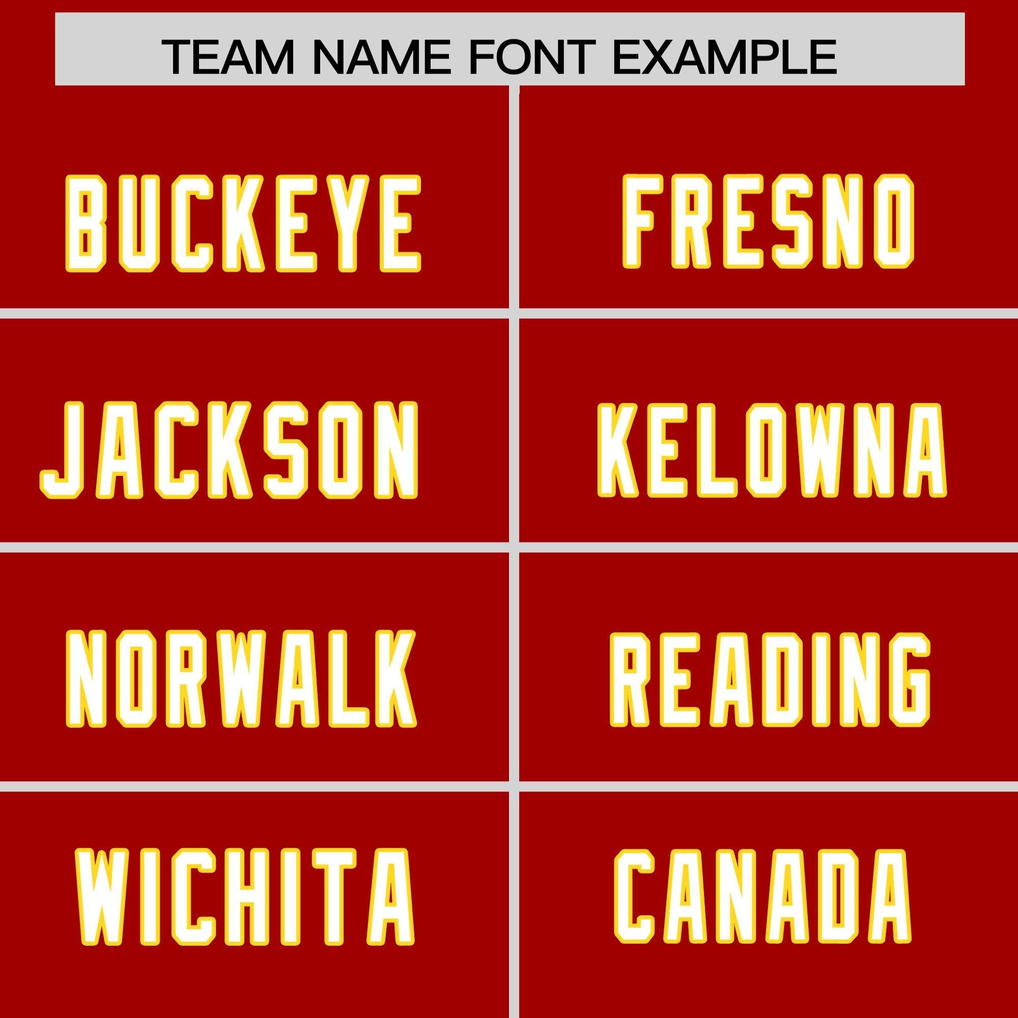 Custom Red Gold Personalized Star Pattern Raglan Sleeves Authentic Football Jersey