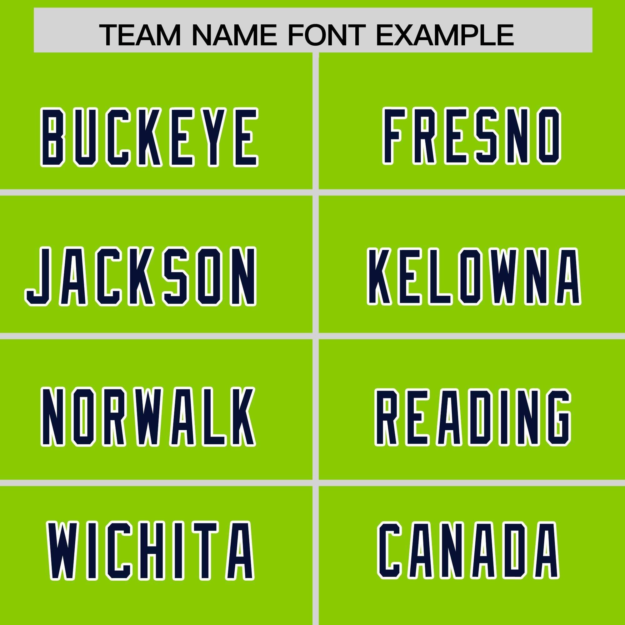 Custom Neon Green Navy Personalized Star Pattern Raglan Sleeves Authentic Football Jersey