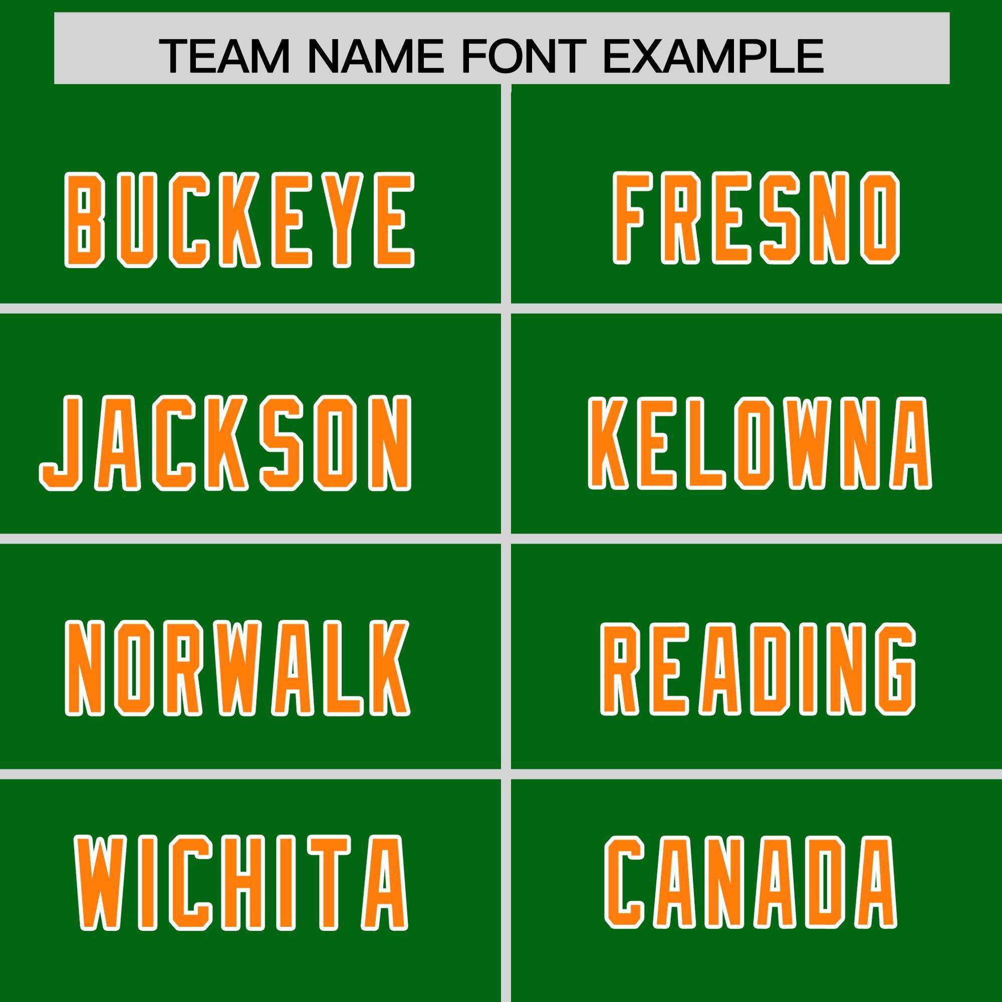 Custom Kelly Green Orange Personalized Star Pattern Raglan Sleeves Authentic Football Jersey