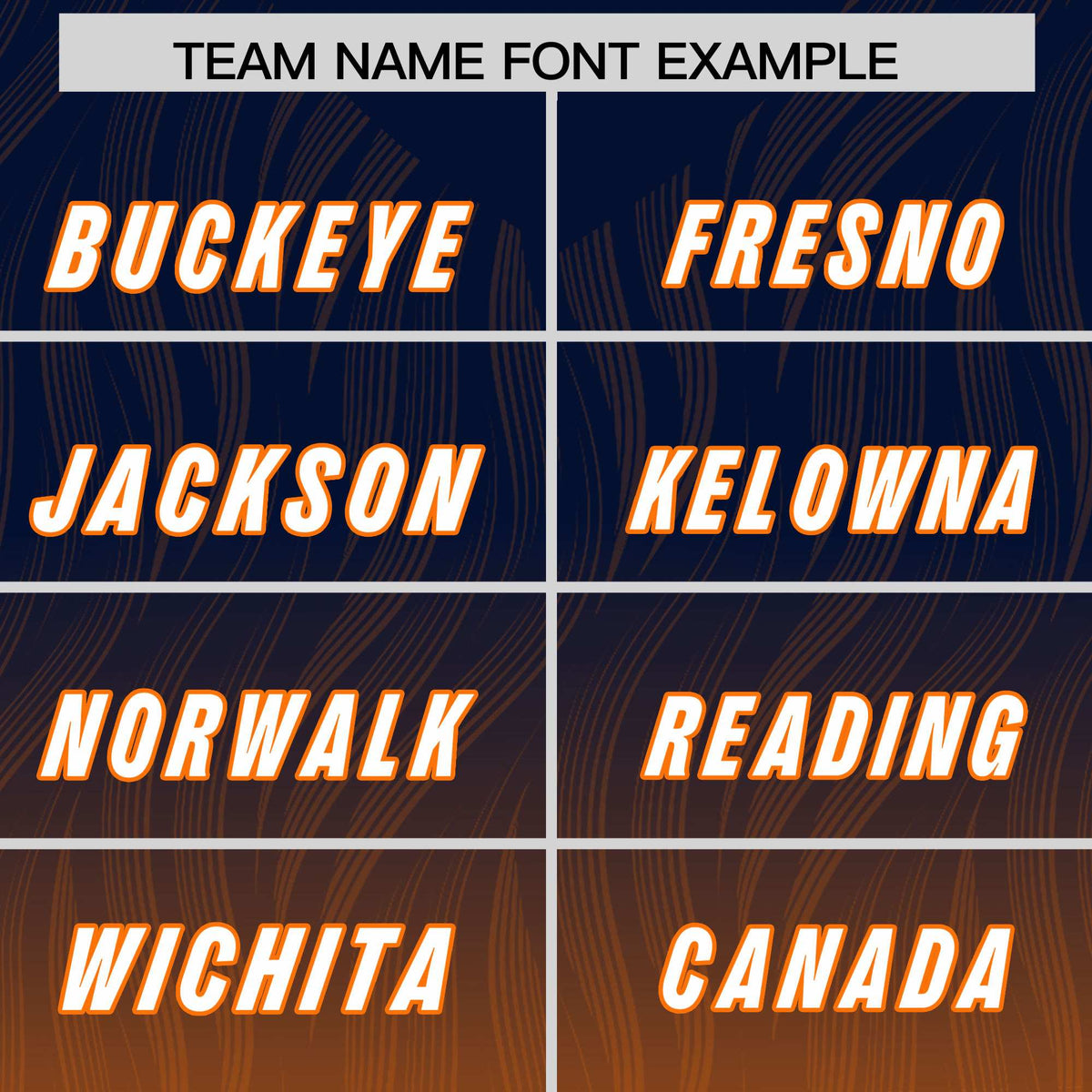 Custom Navy Orange Gradient Fashion Outdoor Authentic Football Jersey
