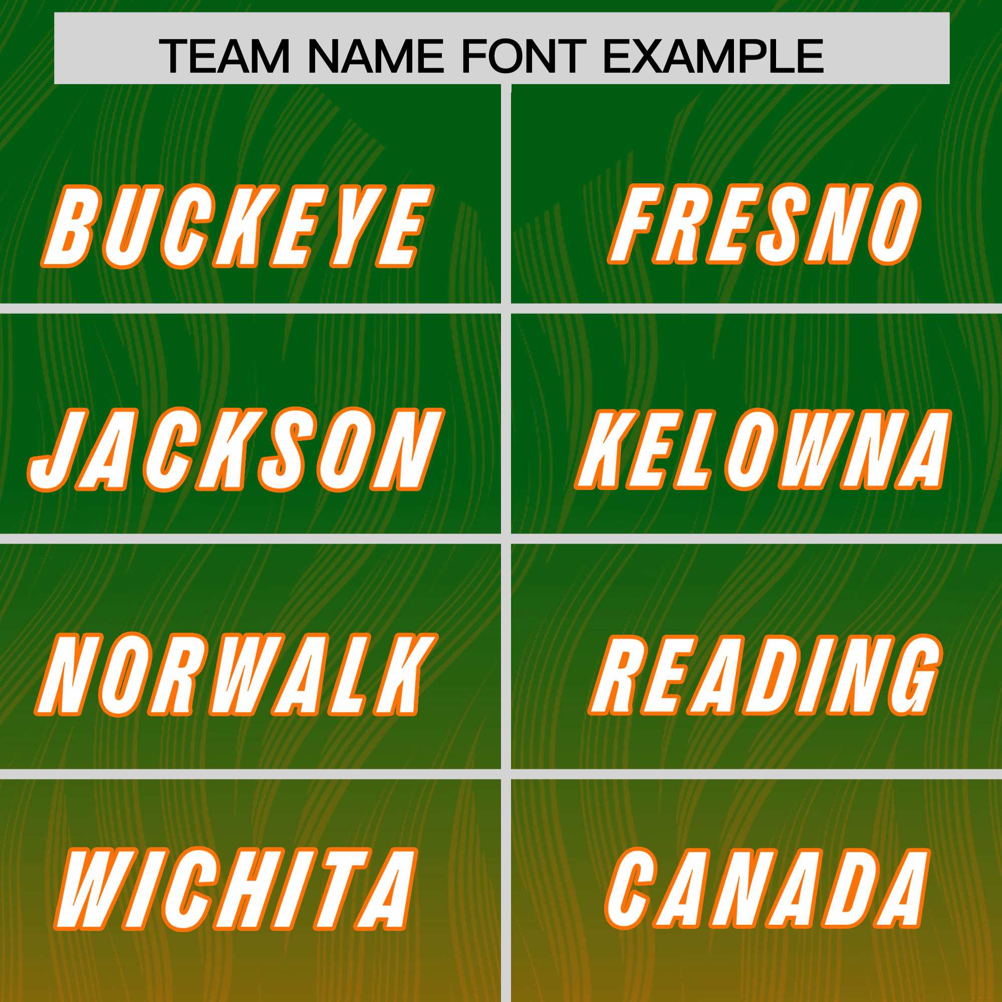 Custom Kelly Green Orange Gradient Fashion Outdoor Authentic Football Jersey