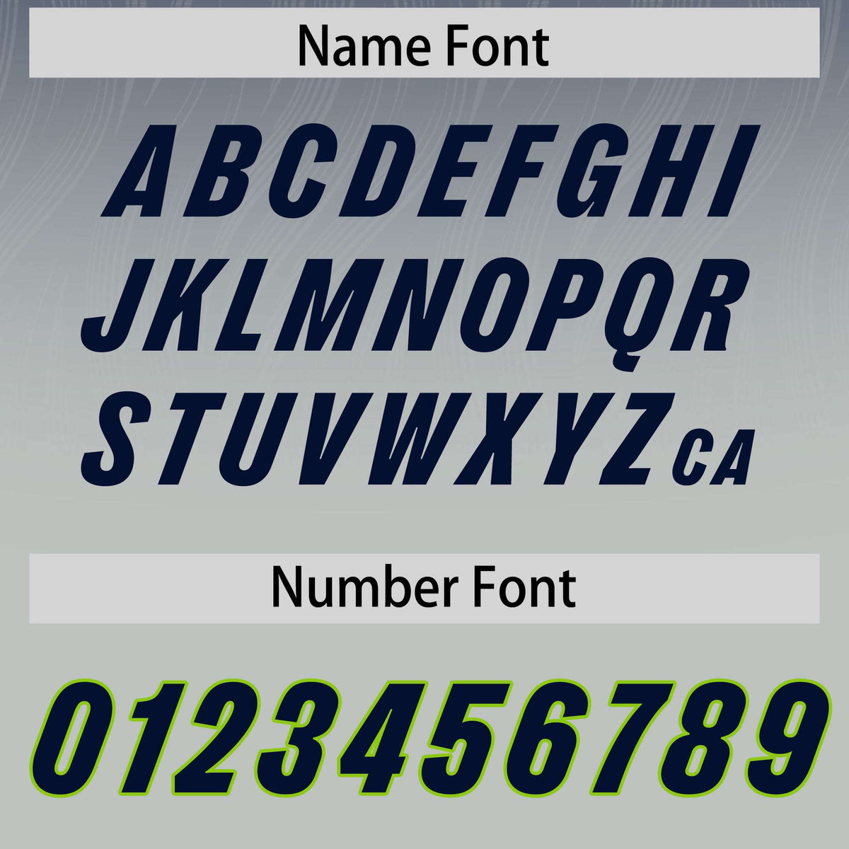 Custom Navy Gray Gradient Fashion Outdoor Authentic Football Jersey