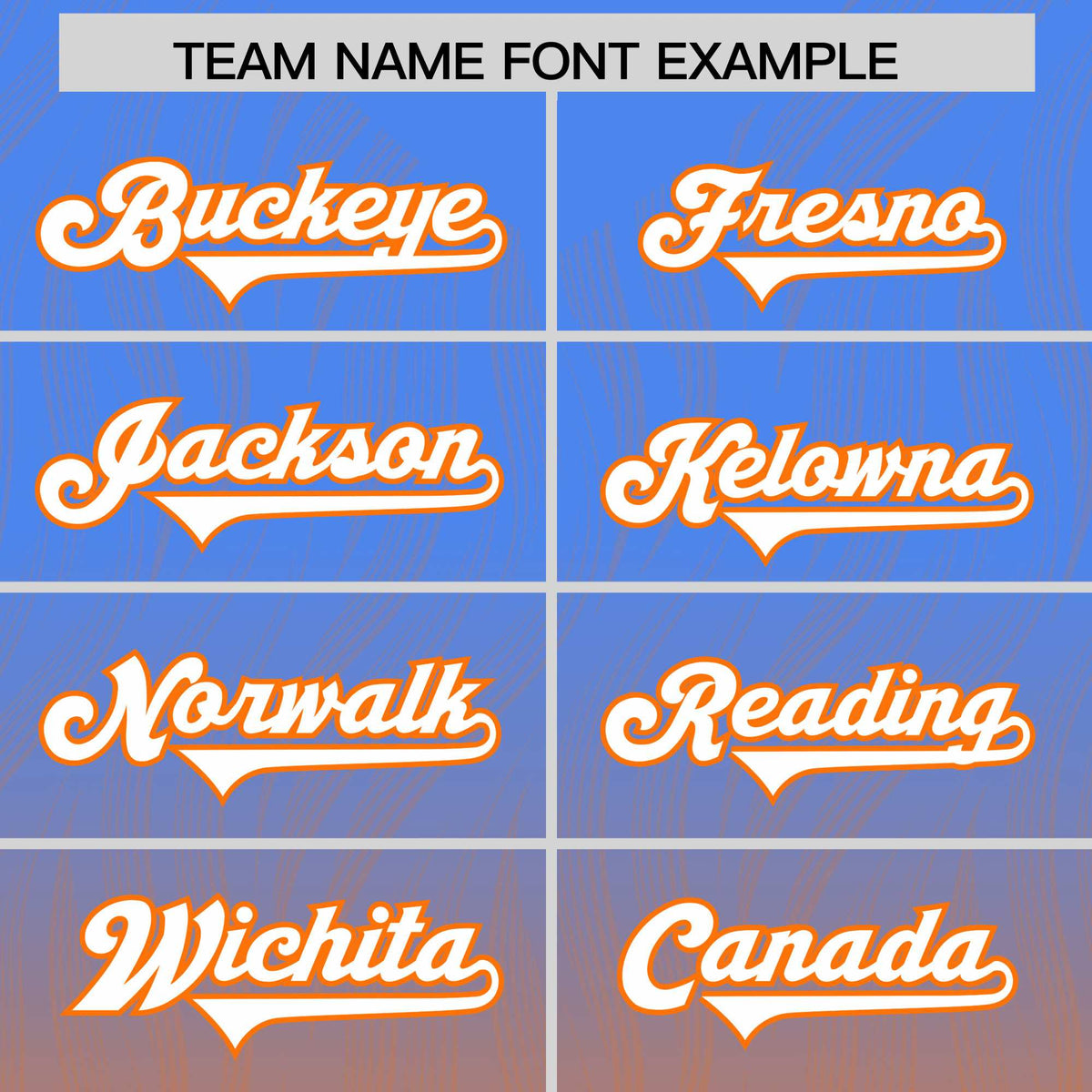 Custom Powder Blue Orange Gradient Fashion Outdoor Authentic Football Jersey