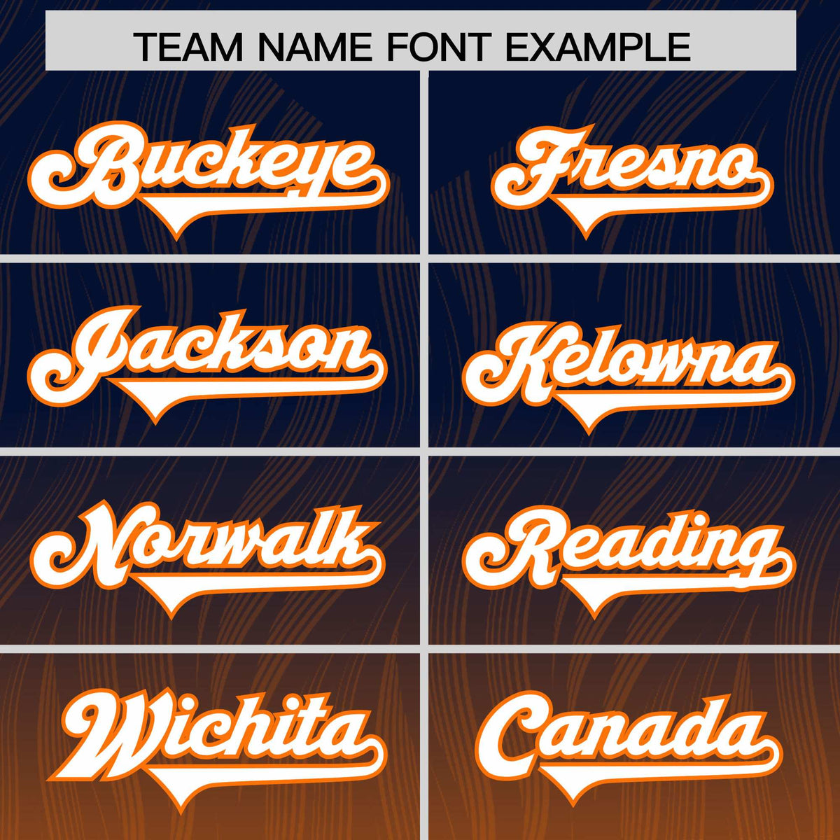 Custom Navy Orange Gradient Fashion Outdoor Authentic Football Jersey