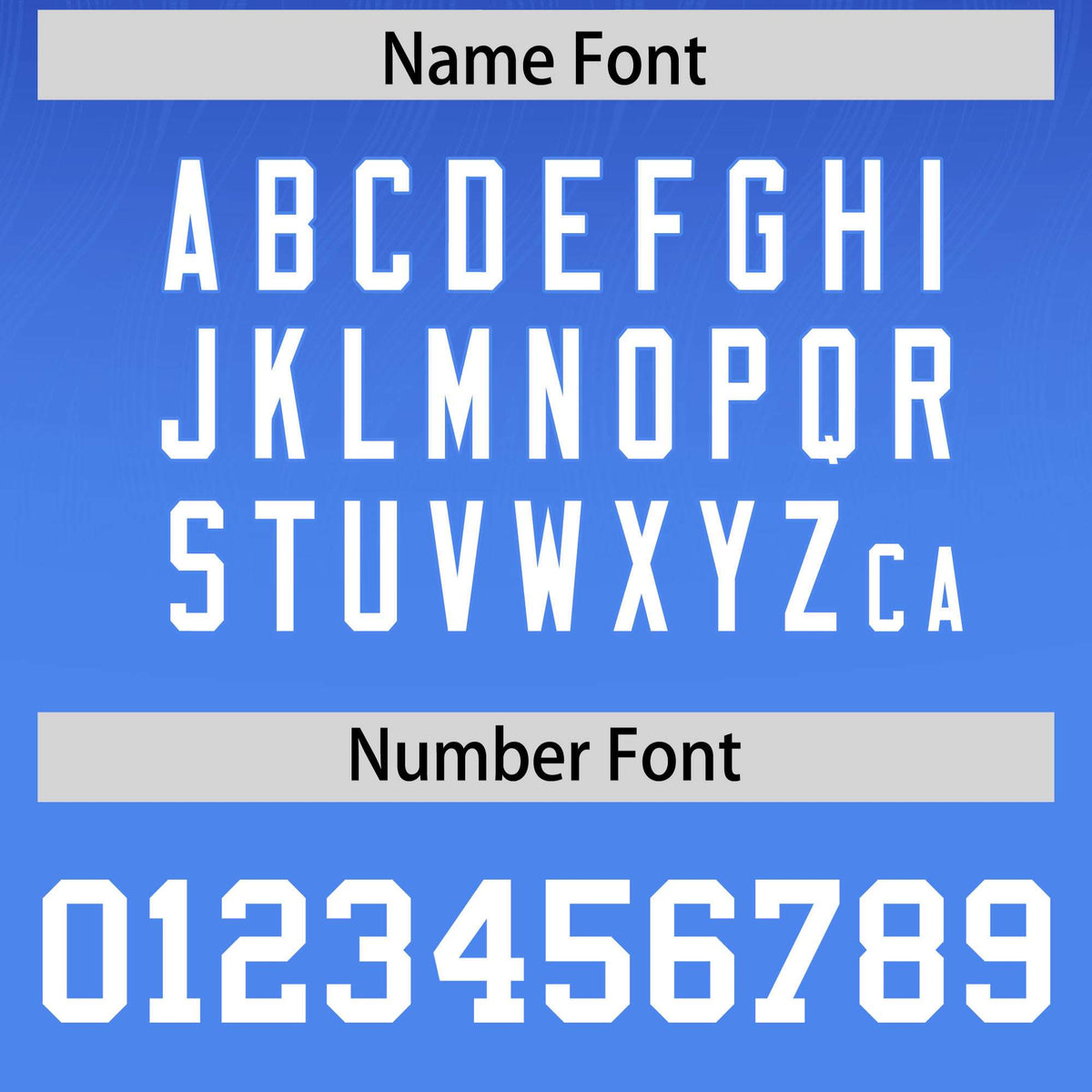 Custom Royal Powder Blue Gradient Fashion Outdoor Authentic Football Jersey