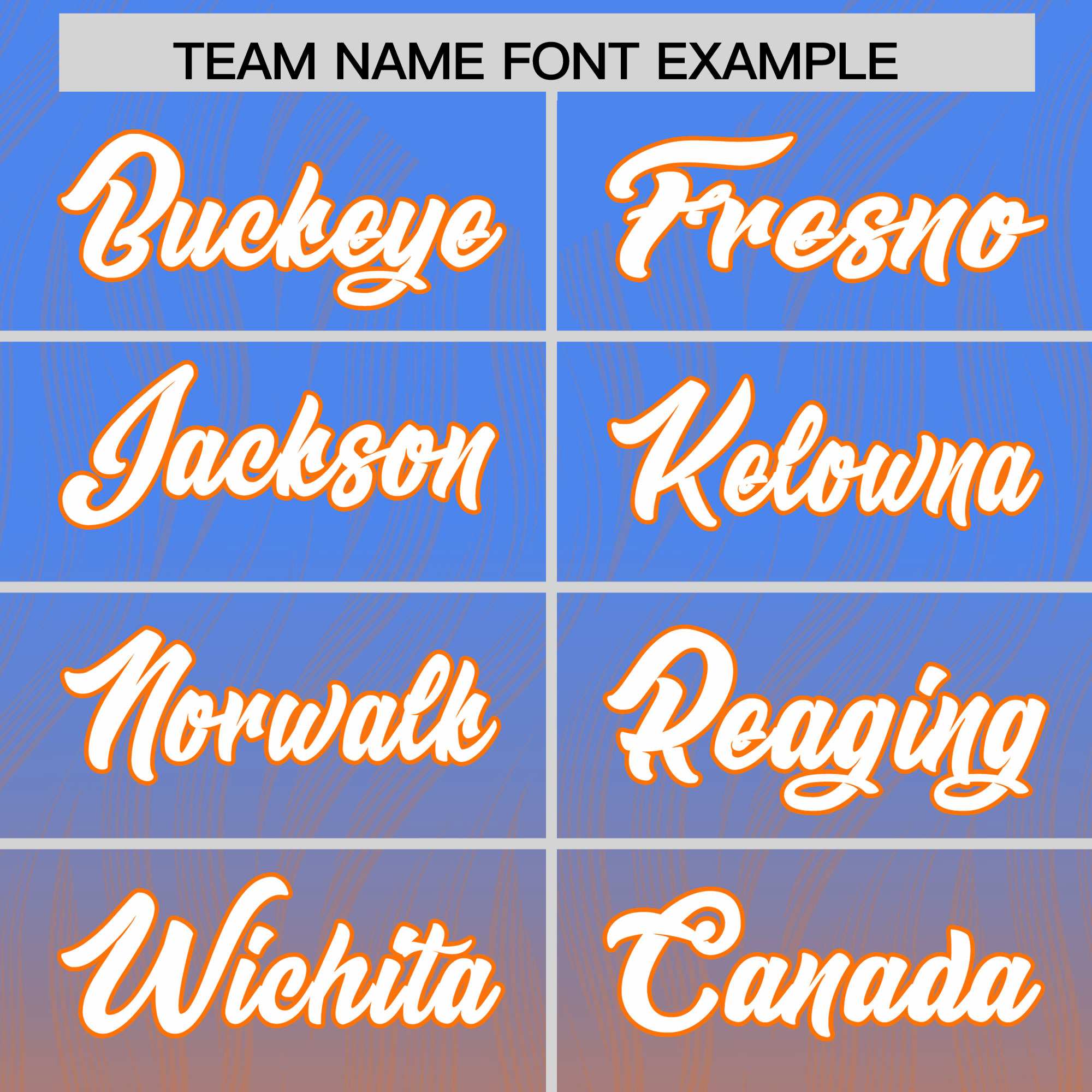 Custom Powder Blue Orange Gradient Fashion Outdoor Authentic Football Jersey