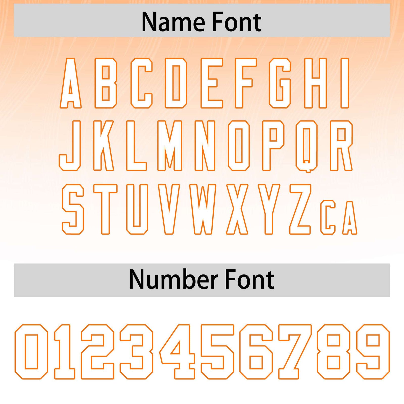 Custom Orange White Gradient Fashion Outdoor Authentic Football Jersey