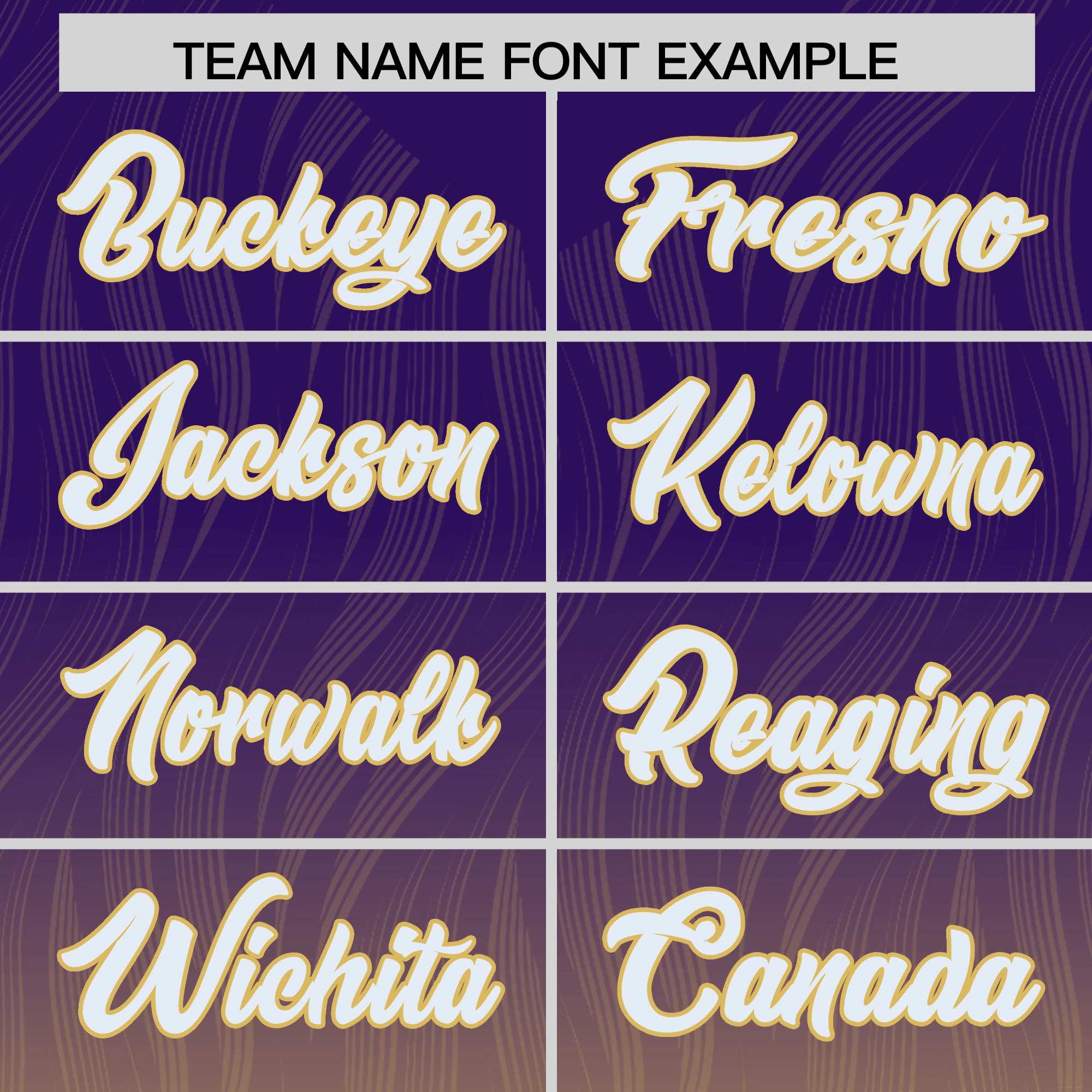 Custom Purple Old Gold Gradient Fashion Outdoor Authentic Football Jersey