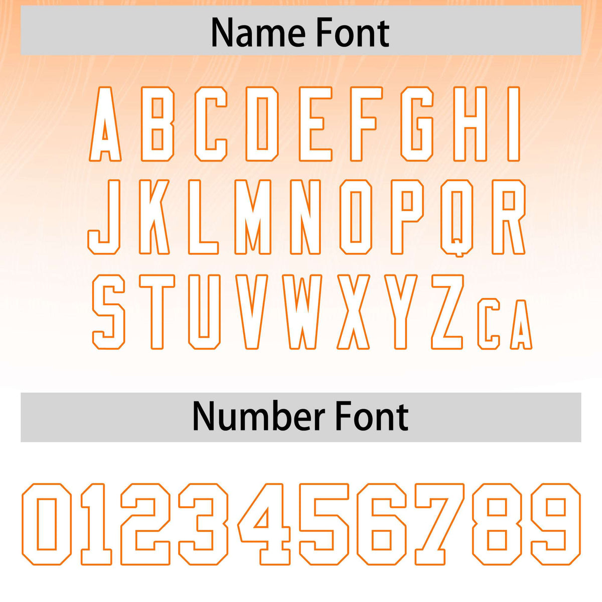 Custom Orange White Gradient Fashion Outdoor Authentic Football Jersey