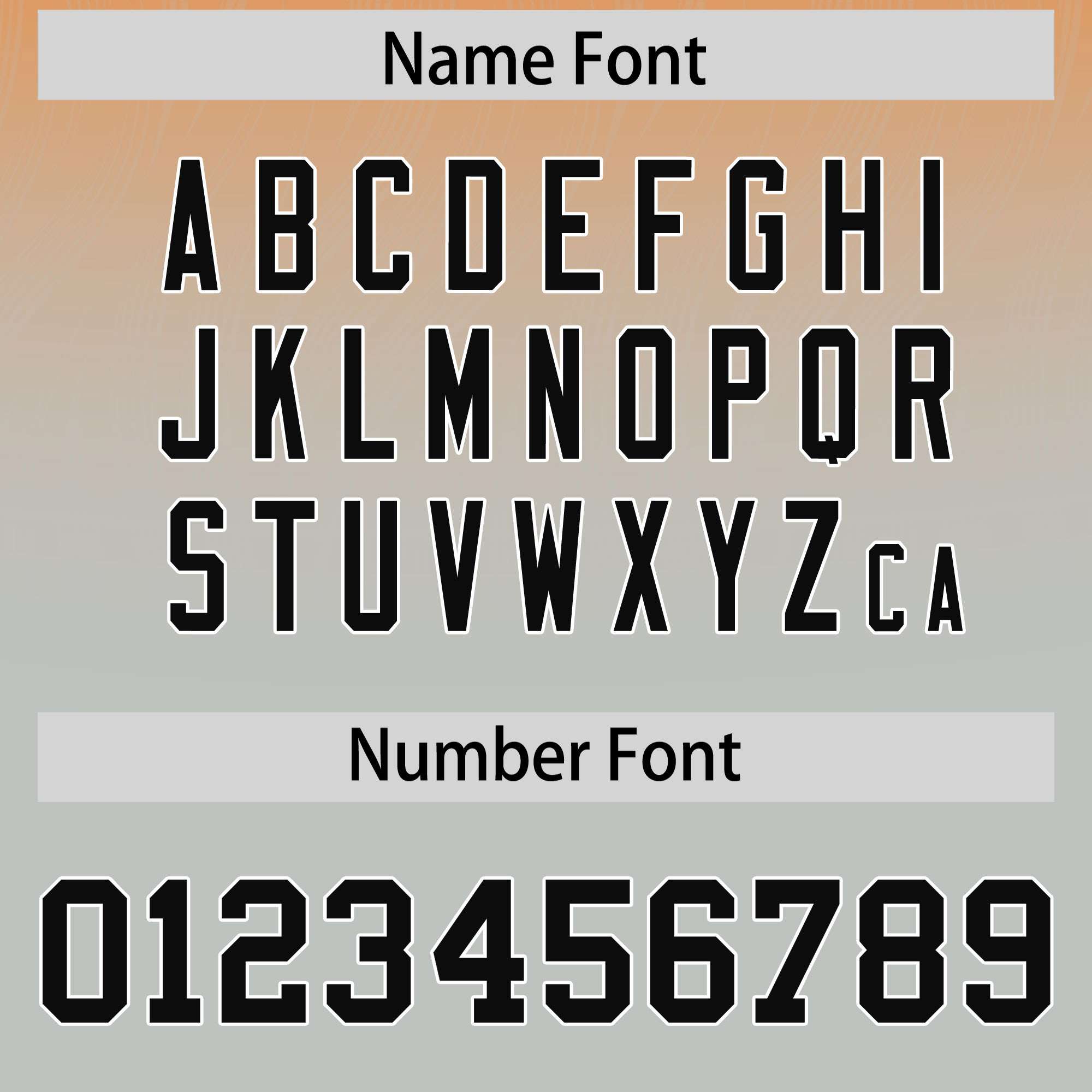 Custom Orange Gray Gradient Fashion Outdoor Authentic Football Jersey