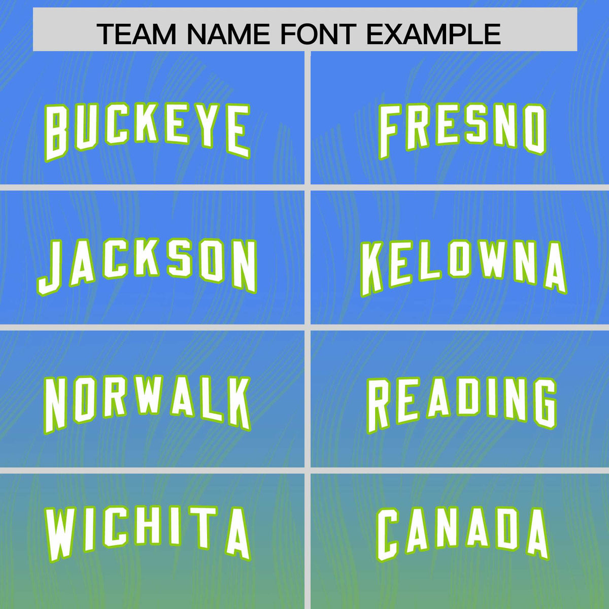 Custom Powder Blue Neon Green Gradient Fashion Outdoor Authentic Football Jersey