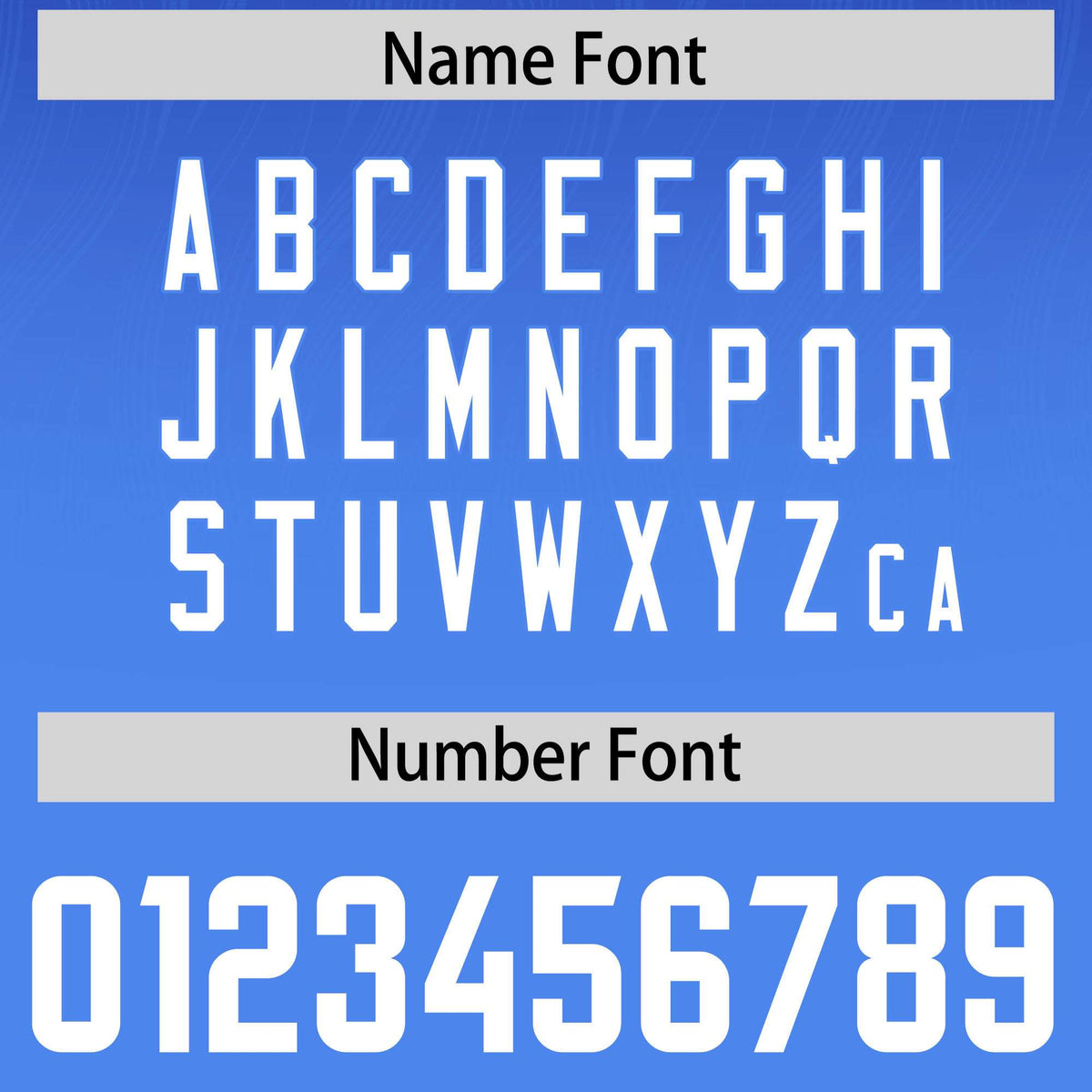 Custom Royal Powder Blue Gradient Fashion Outdoor Authentic Football Jersey