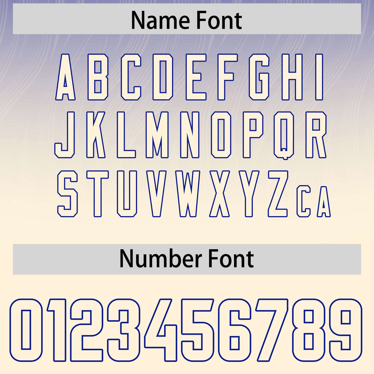 Custom Royal Cream Gradient Fashion Outdoor Authentic Football Jersey