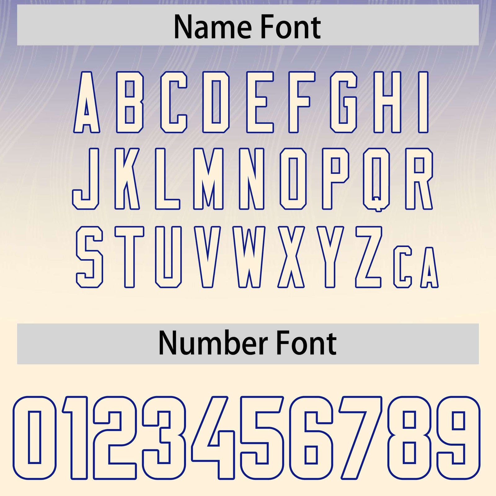 Custom Royal Cream Gradient Fashion Outdoor Authentic Football Jersey