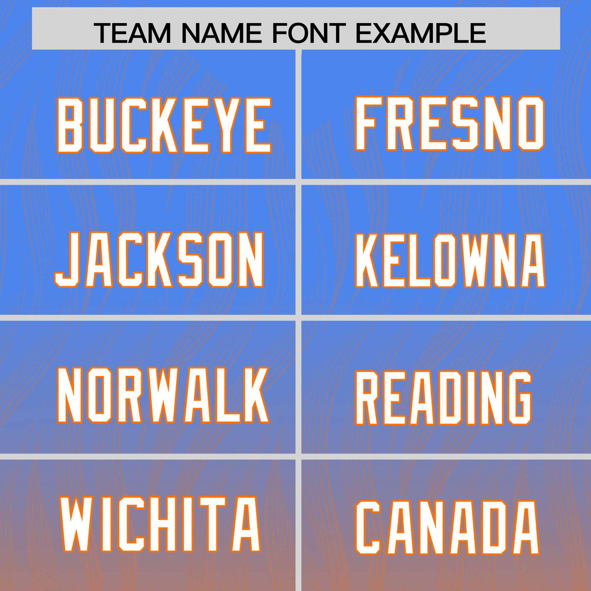 Custom Powder Blue Orange Gradient Fashion Outdoor Authentic Football Jersey