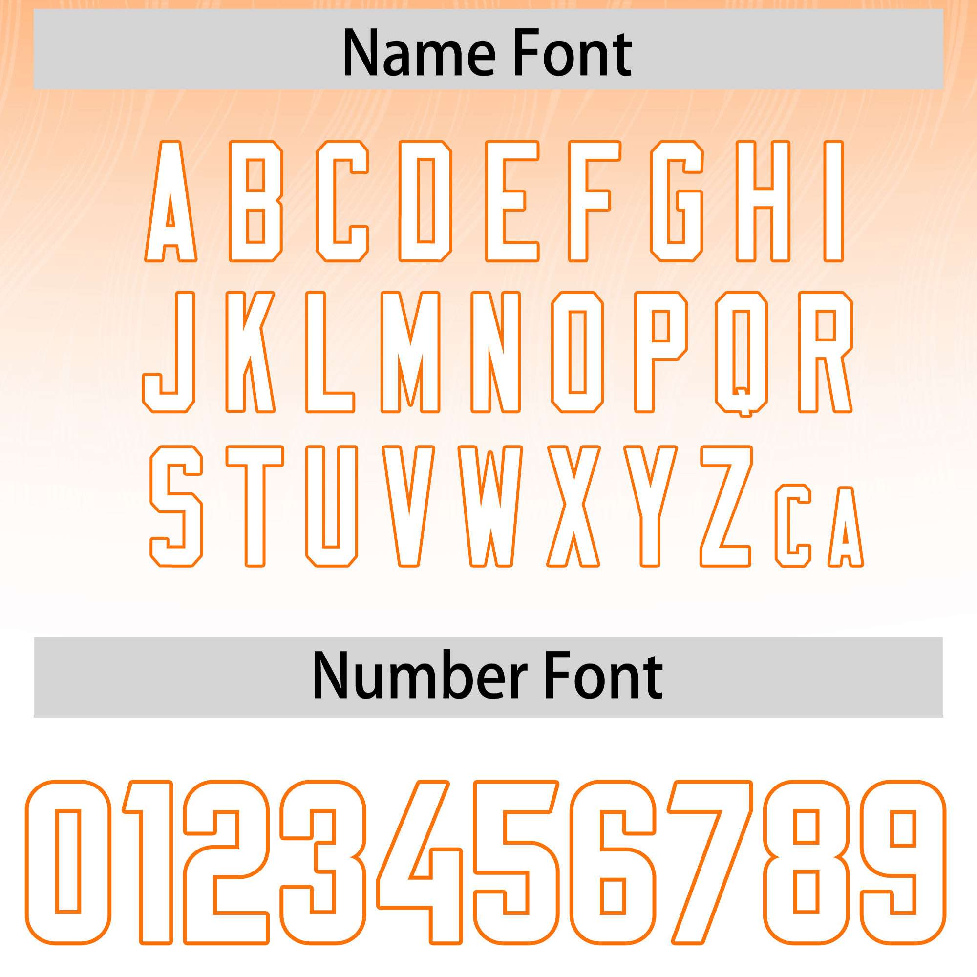 Custom Orange White Gradient Fashion Outdoor Authentic Football Jersey