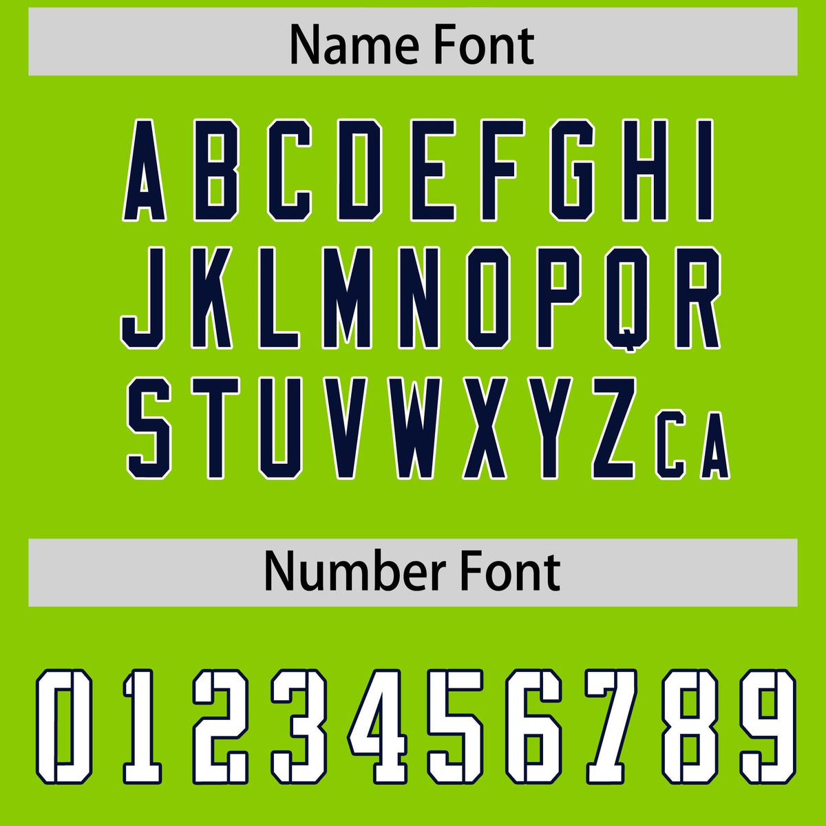 Custom Neon Green Navy Side Stripe Pattern Authentic Football Jersey