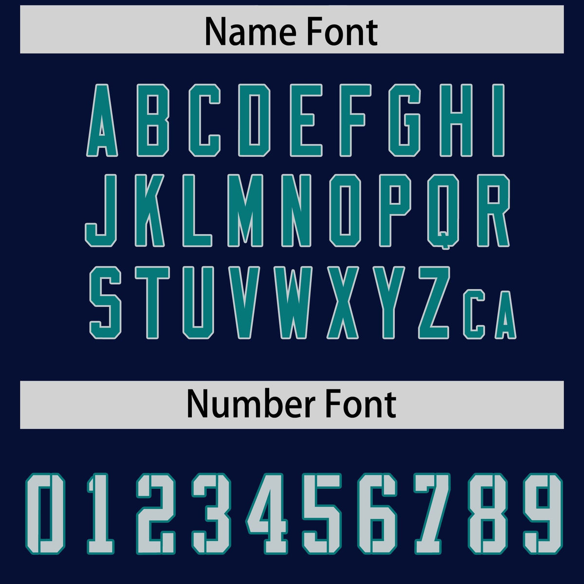 Custom Navy Aqua Side Stripe Pattern Authentic Football Jersey